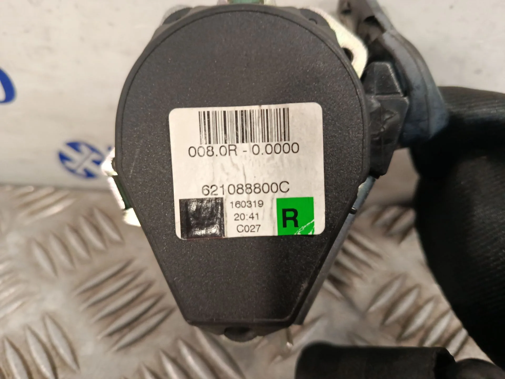 Cinturon Seguridad Delantero Derecho para Dacia Sandero