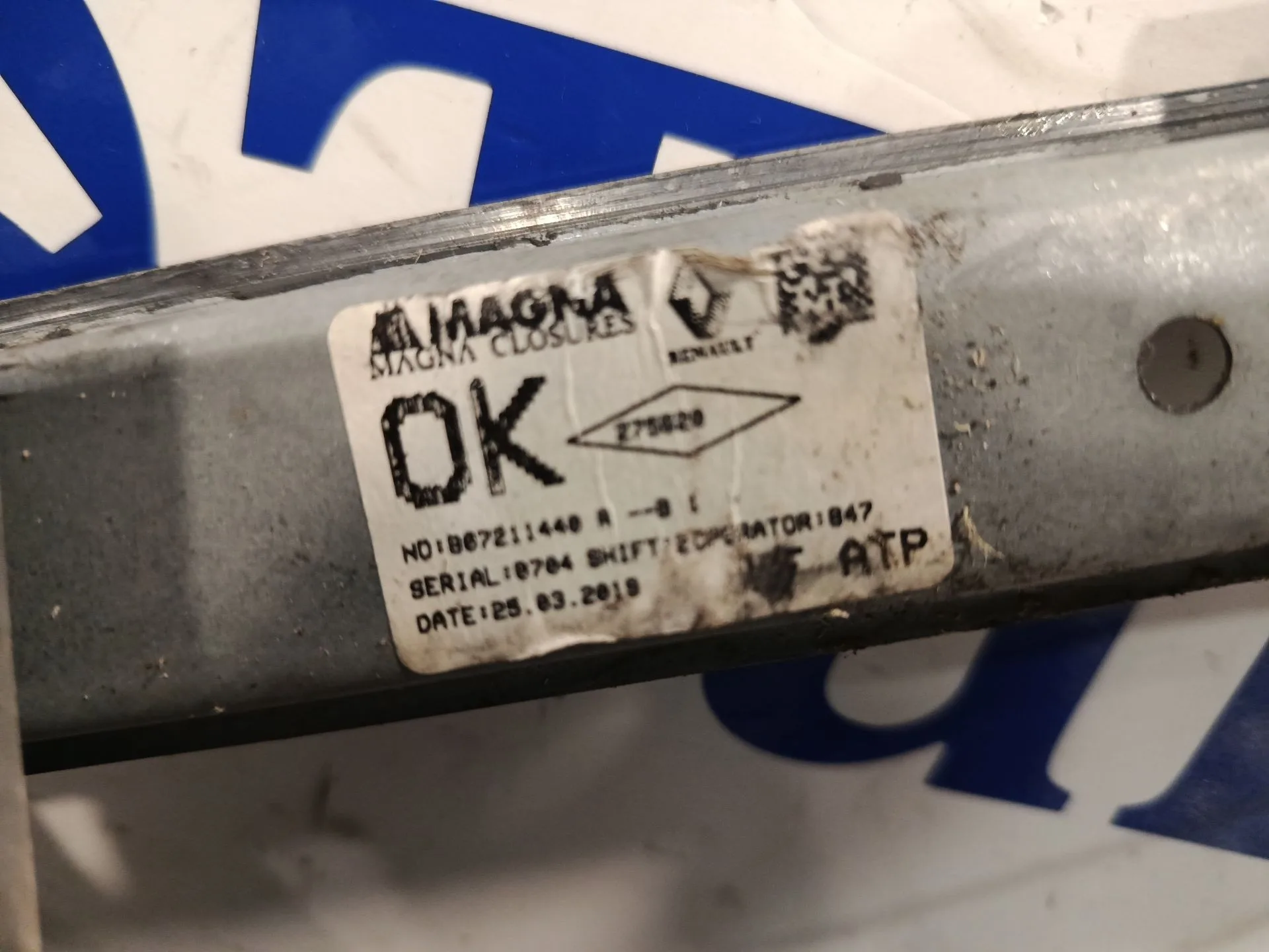 Elevalunas Delantero Izquierdo para Dacia Sandero