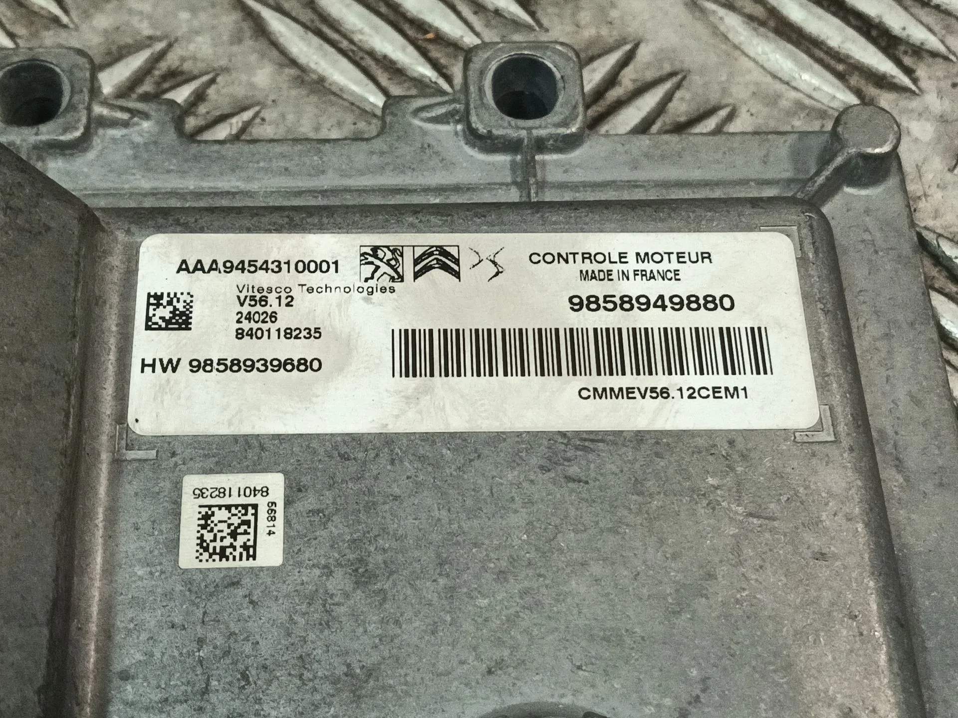 Centralita Motor Uce para Citroën C3 Iii (Sx)