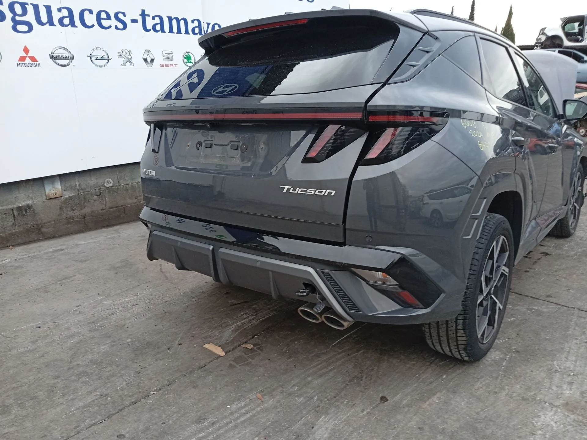 Paragolpes Trasero para Hyundai Tucson (Nx4E, Nx4A)