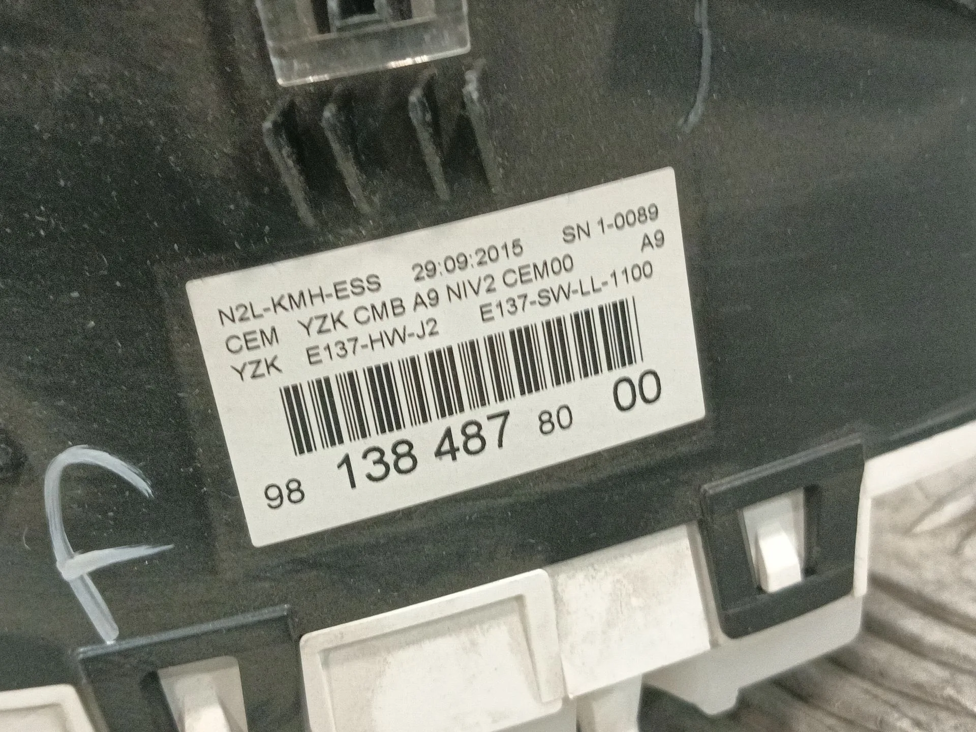 Cuadro Instrumentos para Peugeot 208 I (Ca_, Cc_)