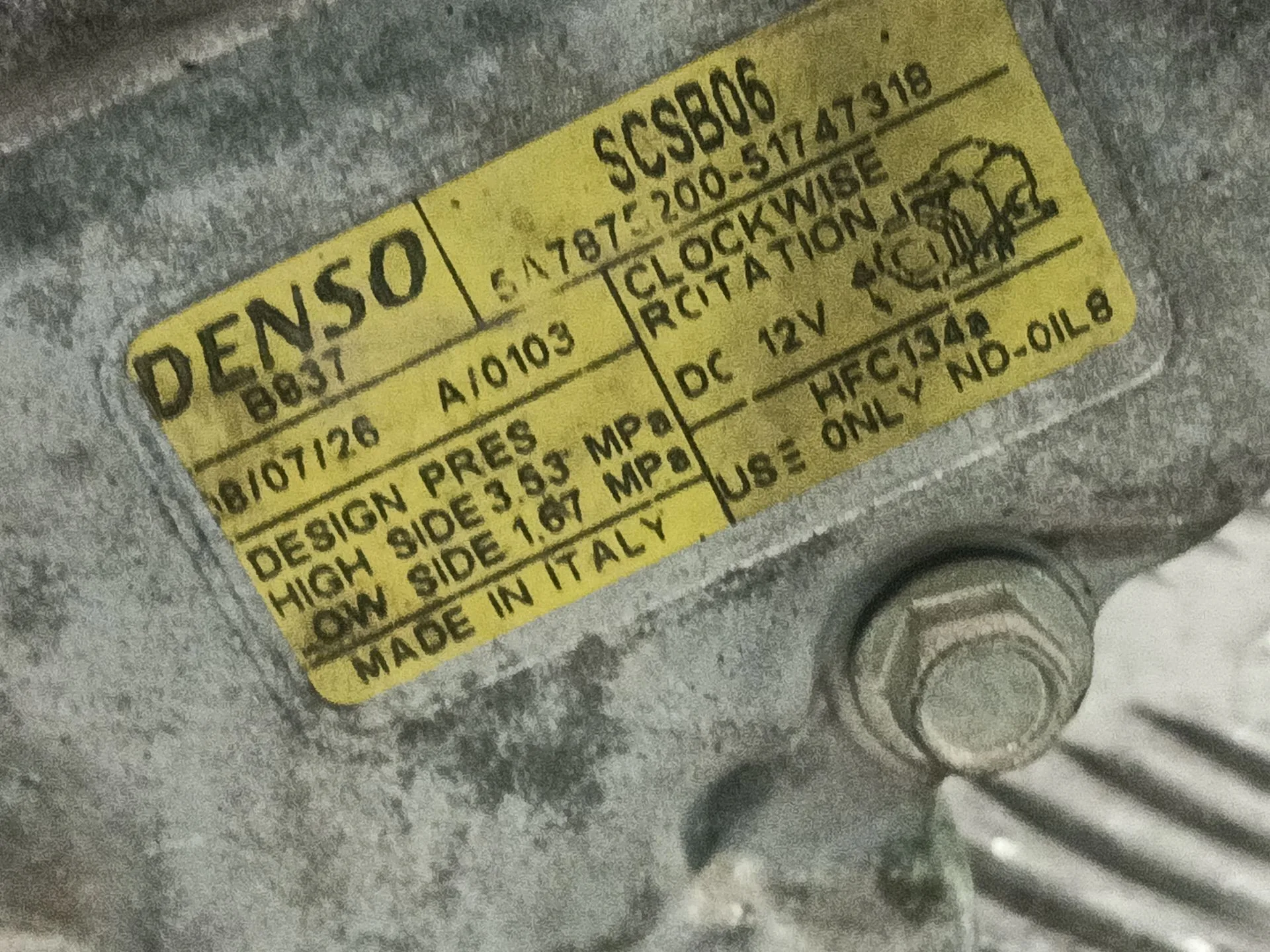 Compresor Aire Acondicionado para Fiat 500 C (312_)