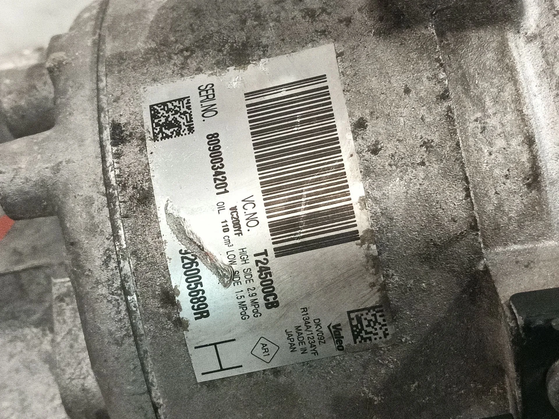 Compresor Aire Acondicionado para Dacia Sandero