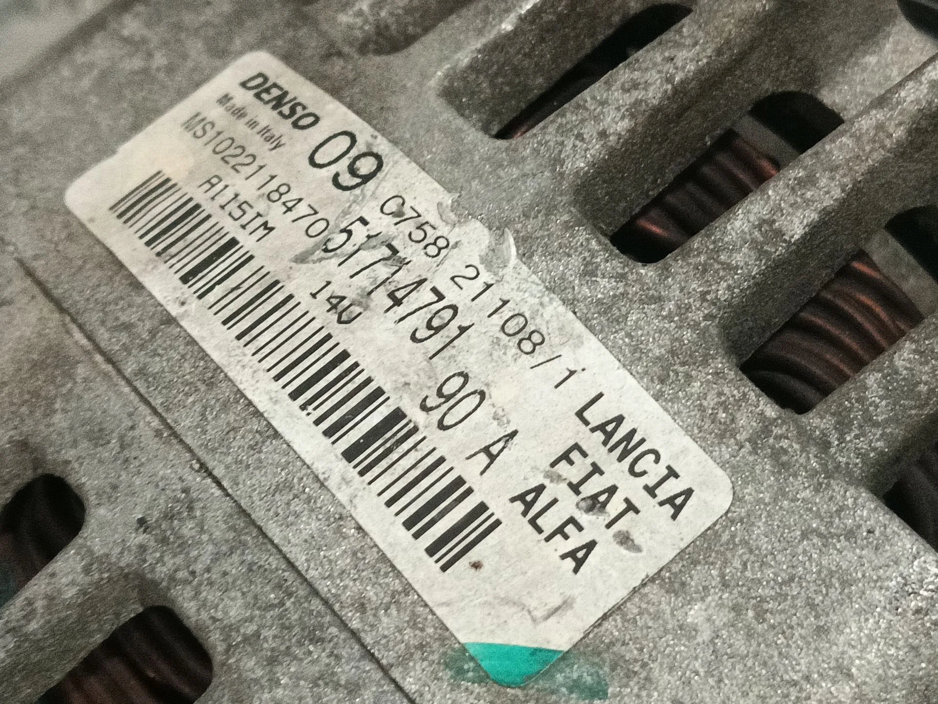 Alternador para Fiat 500 C (312_)