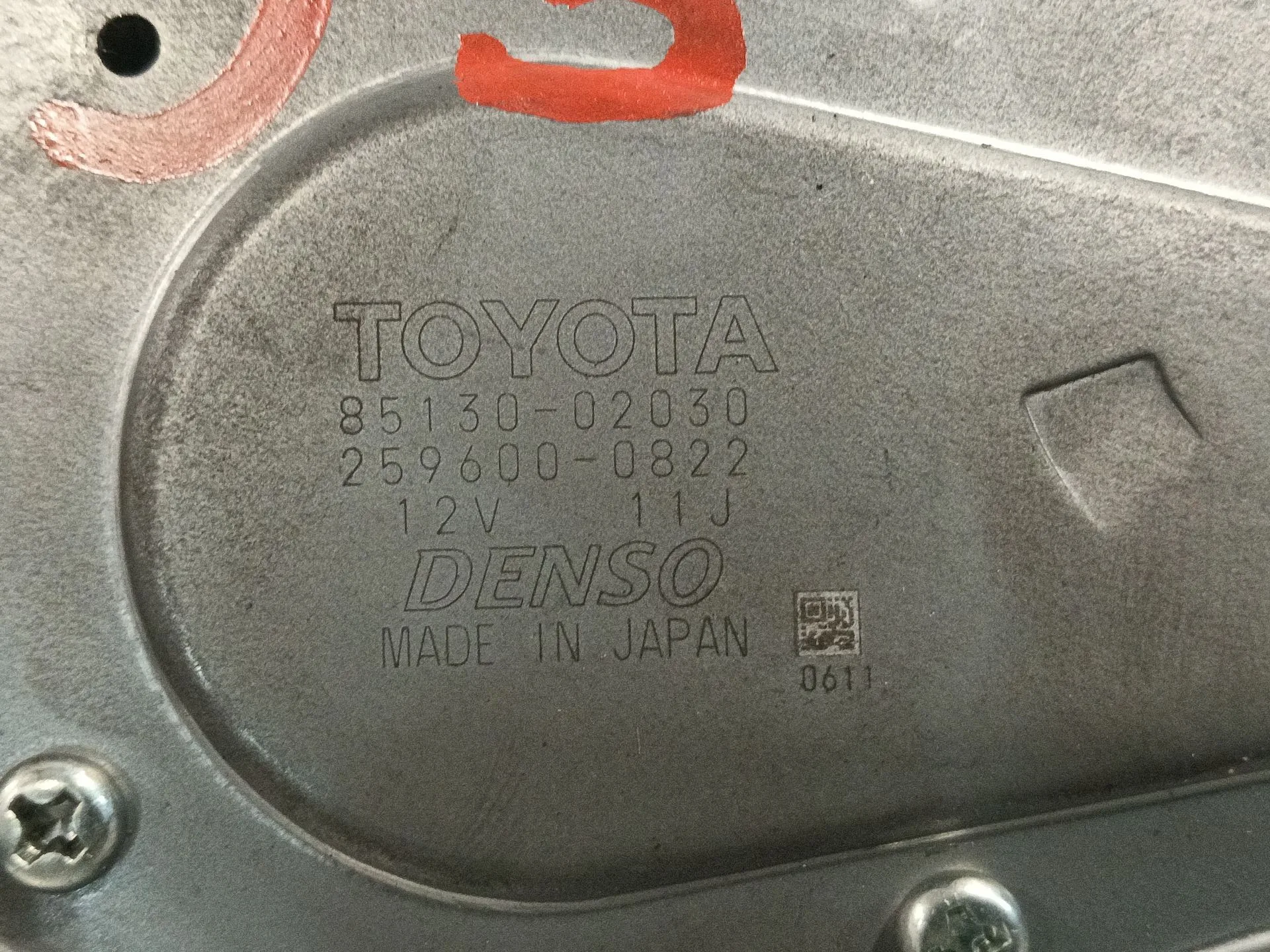 Motor Limpia Trasero para Toyota Auris