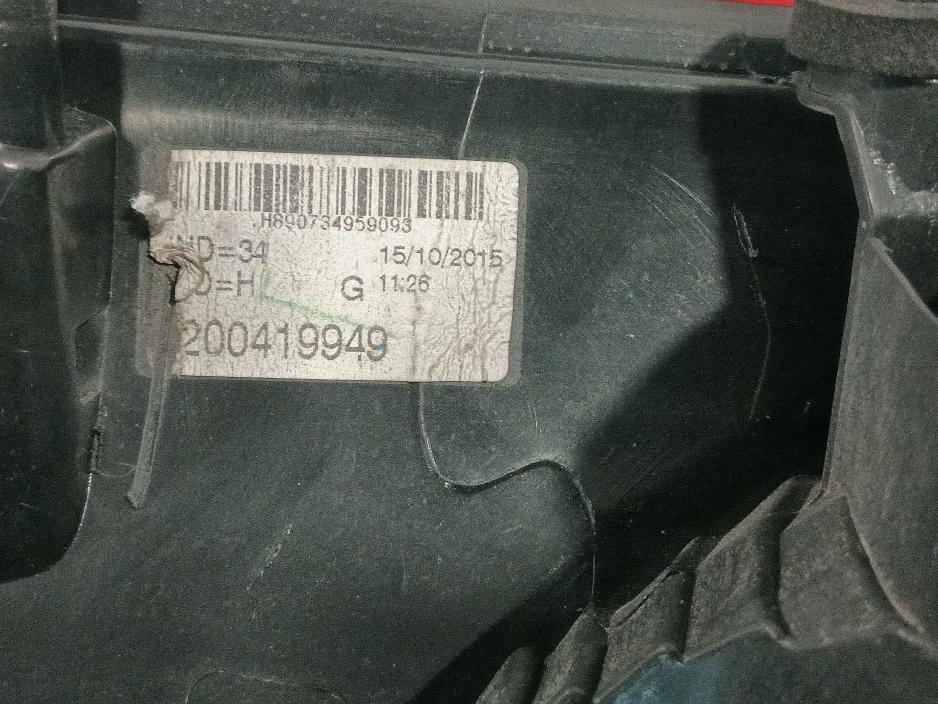 Piloto Trasero Izquierdo para Renault Kangoo / Grand Kangoo Ii (Kw0/1_)
