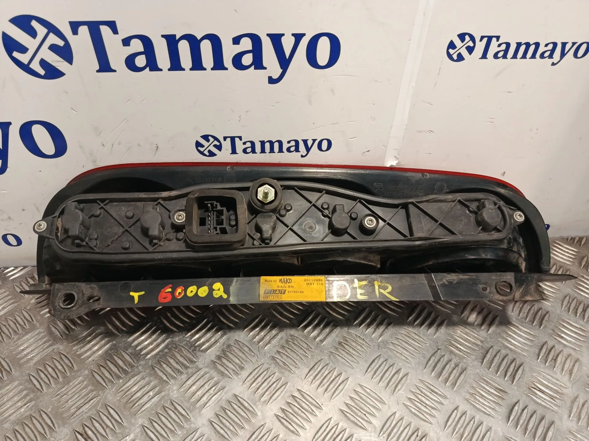 Piloto Trasero Derecho para Fiat Doblo Furgoneta/Monovolumen (223_)