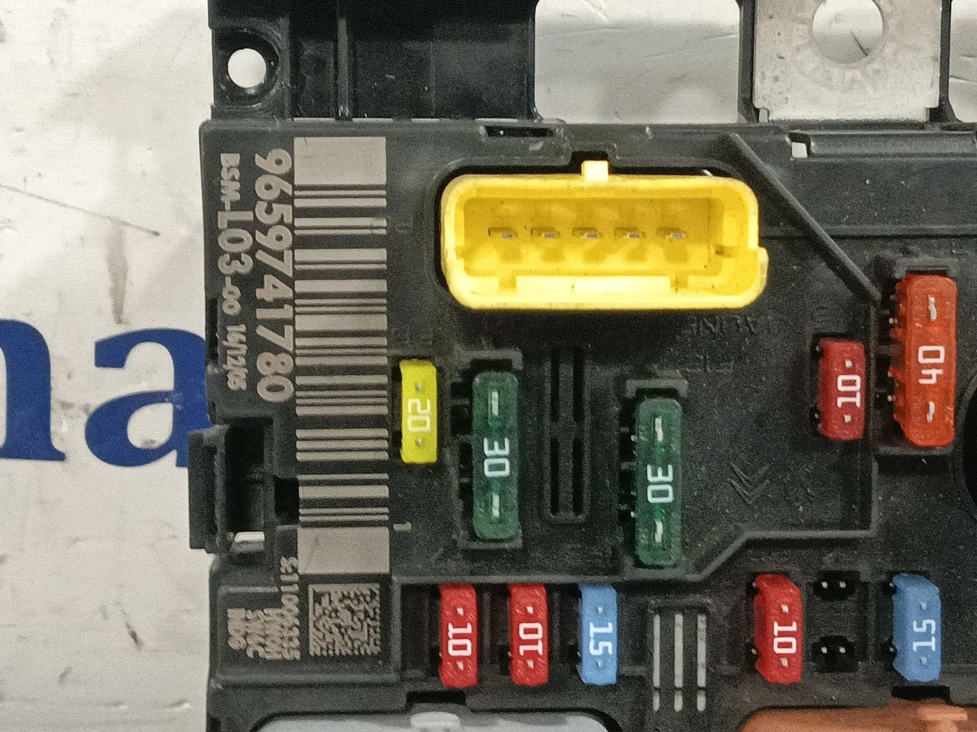 Caja Reles / Fusibles para Citroën C2 (Jm_)