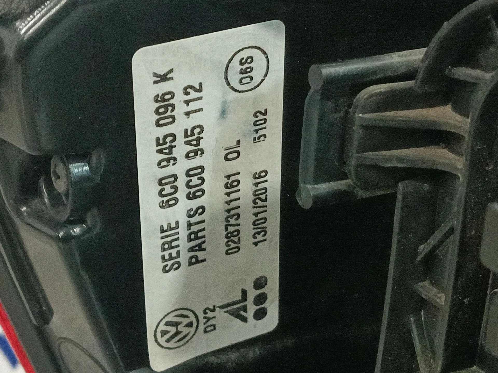 Piloto Trasero Derecho para Volkswagen Polo V (6R1, 6C1)