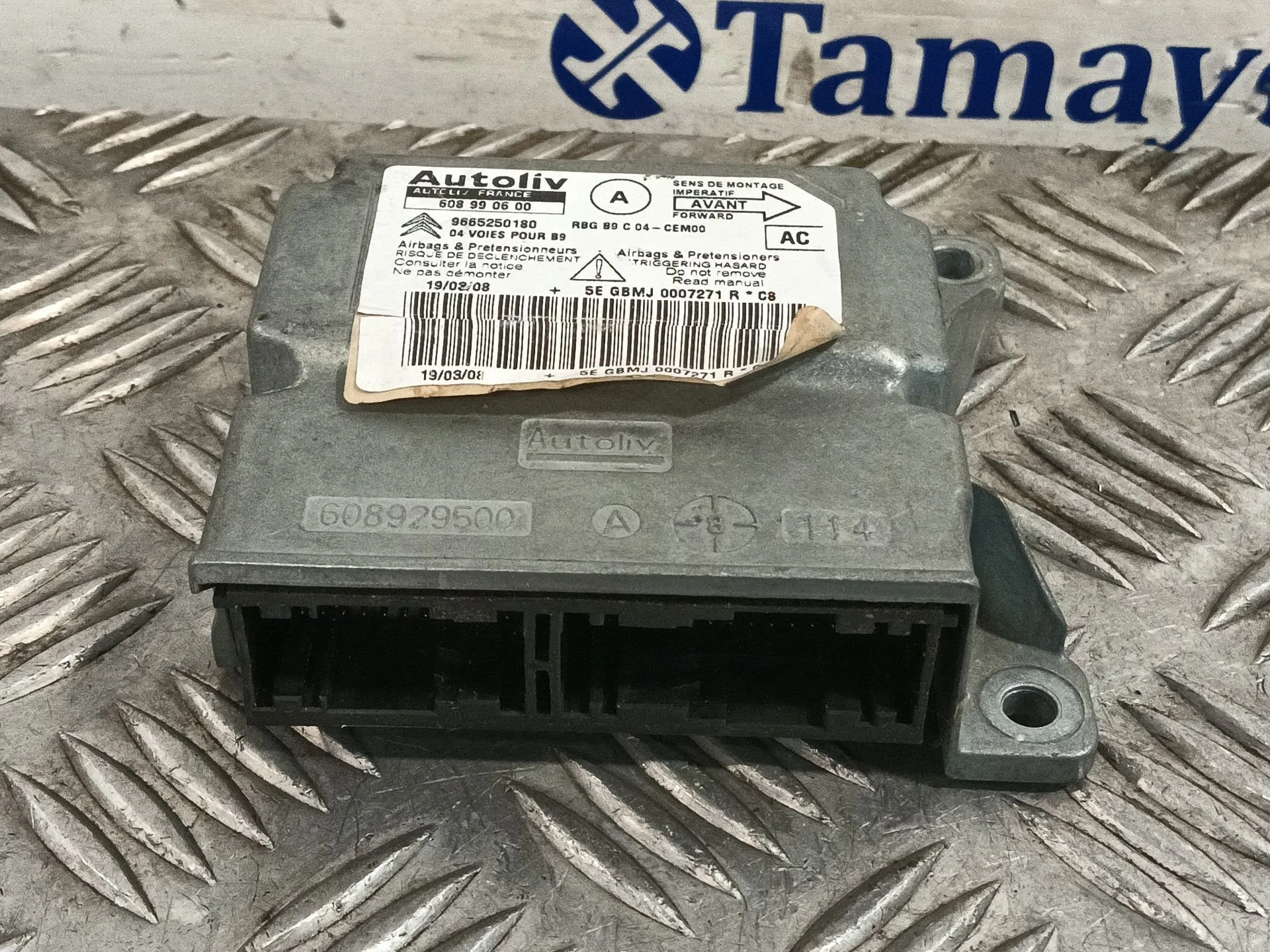 Centralita Airbag para Citroën Berlingo Multispace (B9)