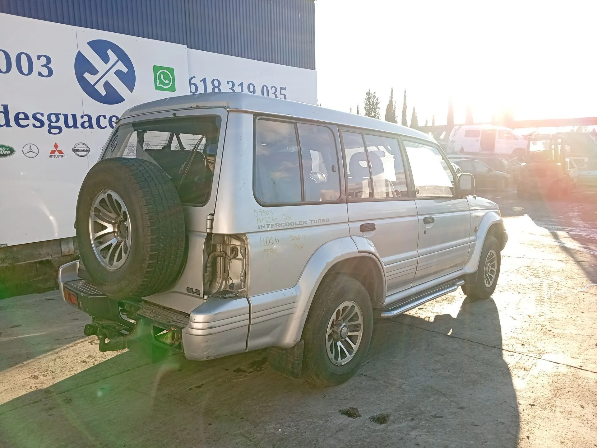 Barra Estabilizadora Trasera para Mitsubishi Montero Canvas Top (V2_C, V4_C)