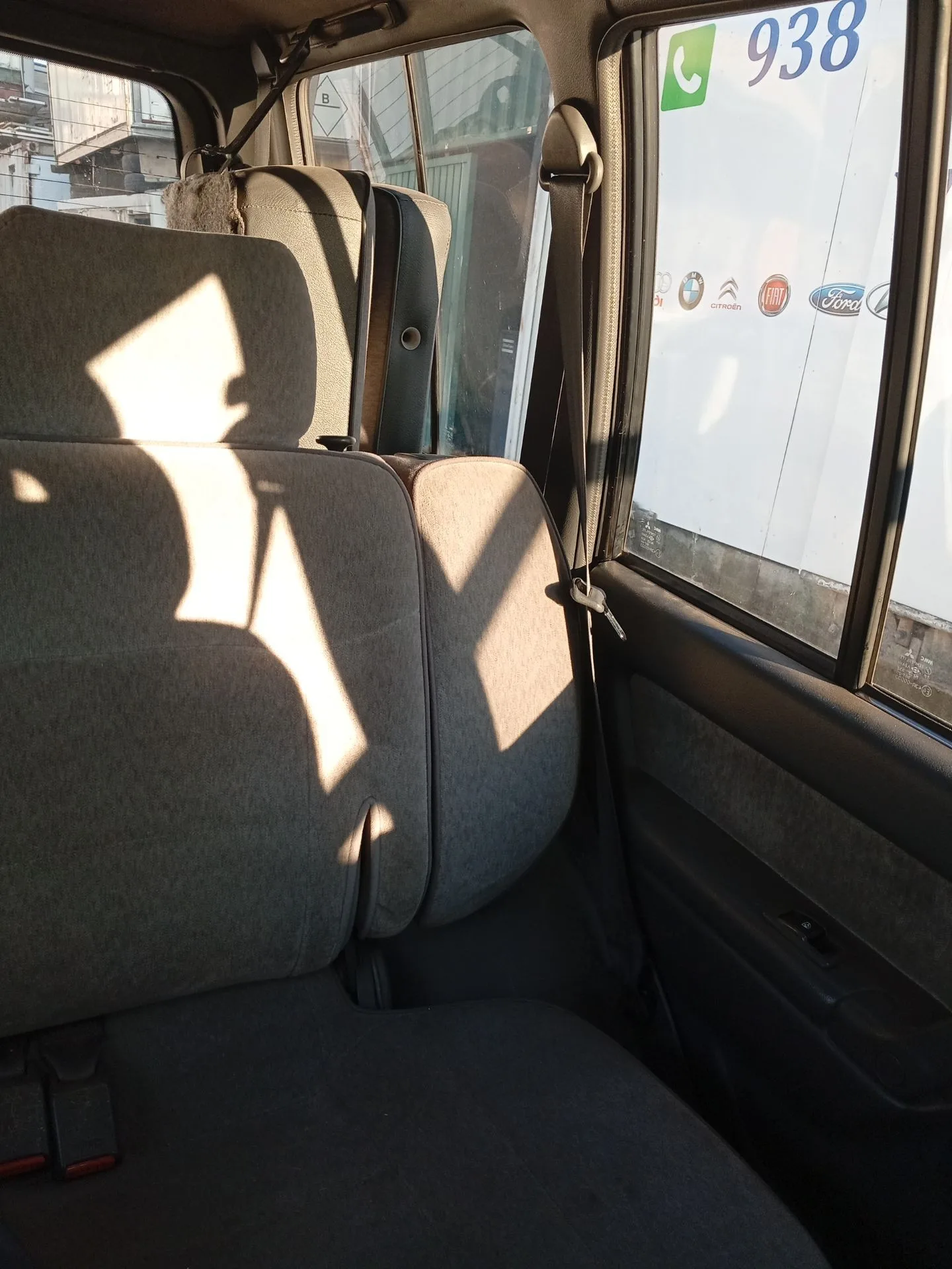 Cinturon Seguridad Trasero Izquierdo para Mitsubishi Montero Canvas Top (V2_C, V4_C)