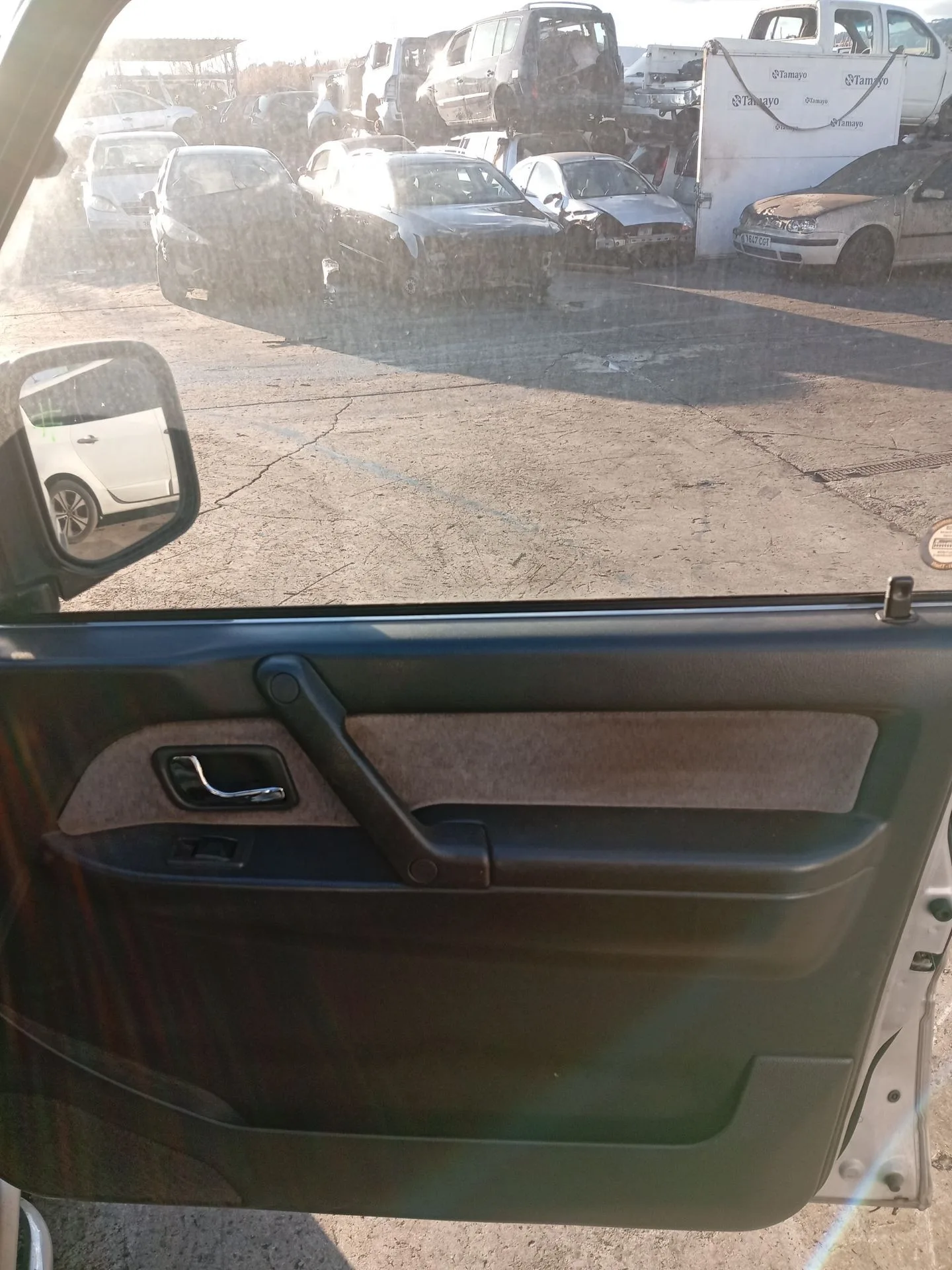 Elevalunas Delantero Derecho para Mitsubishi Montero Canvas Top (V2_C, V4_C)