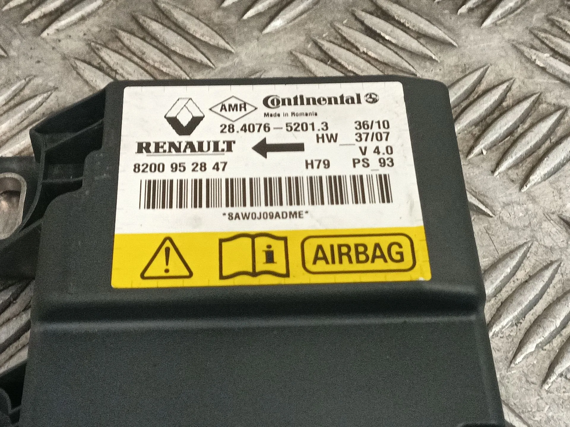 Centralita Airbag para Dacia Duster