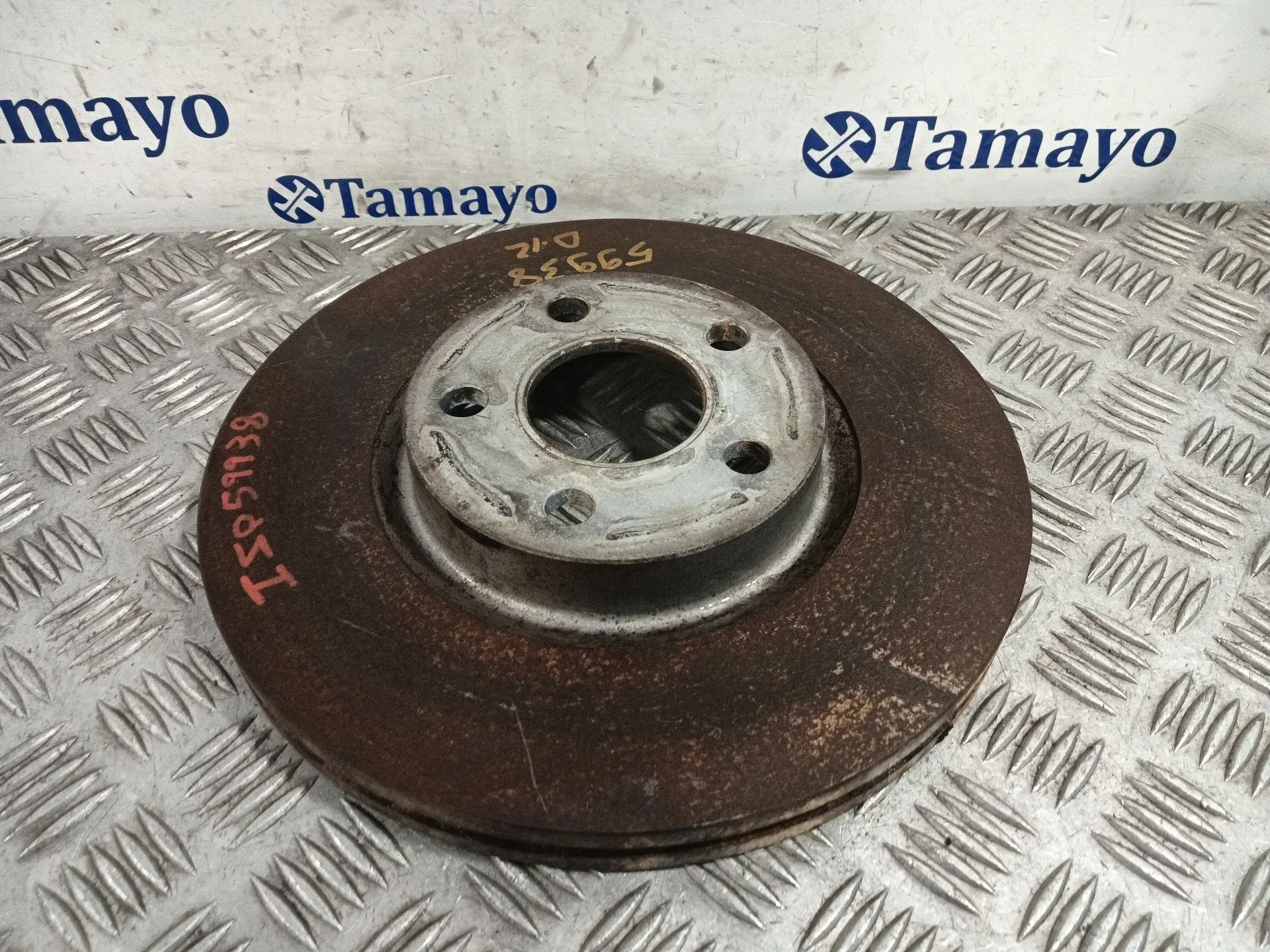 Disco Freno Delantero para Ford Transit Connect V408 Furgoneta/Monovolumen