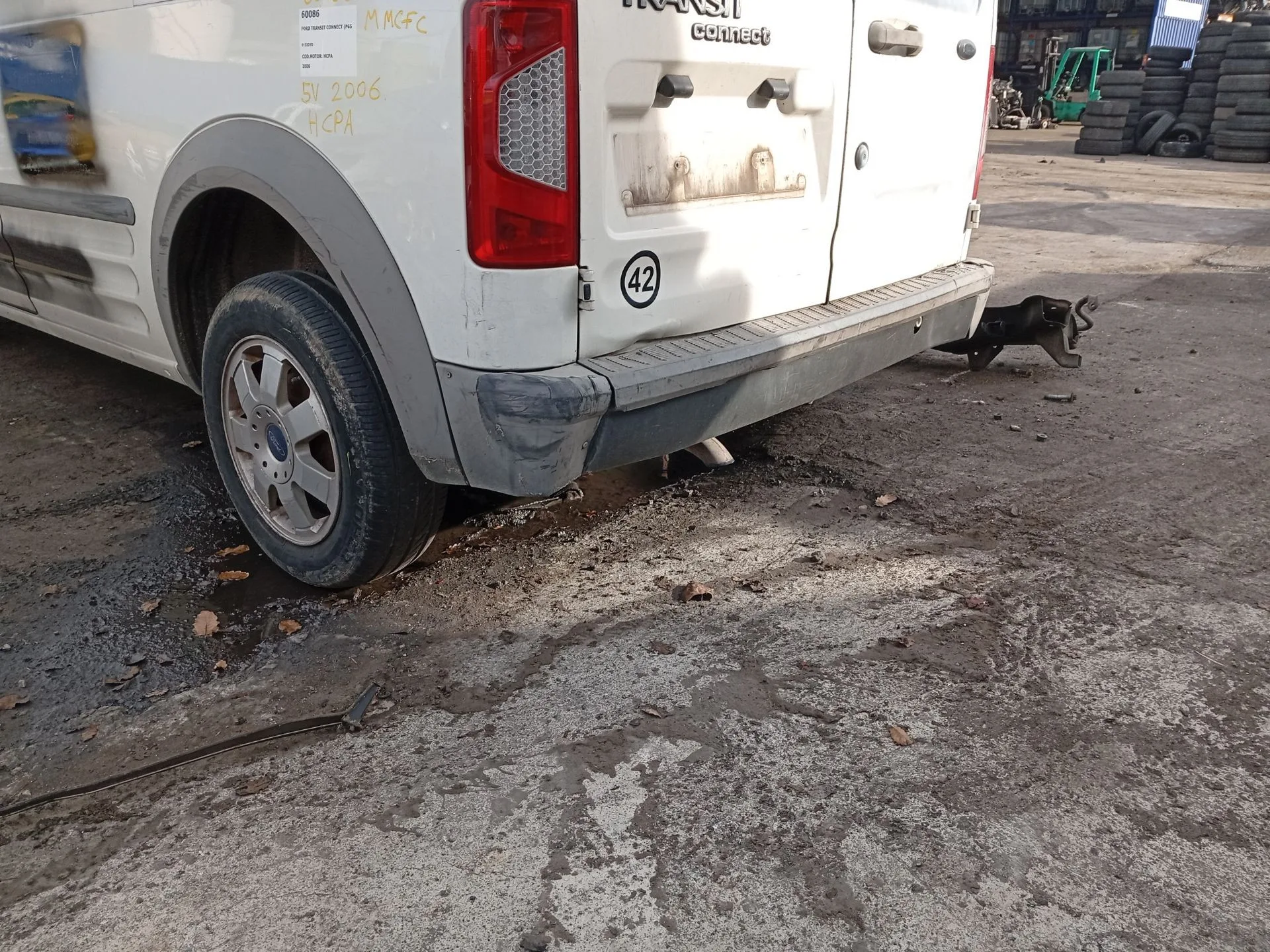 Paragolpes Trasero para Ford Transit Connect (P65_, P70_, P80_)