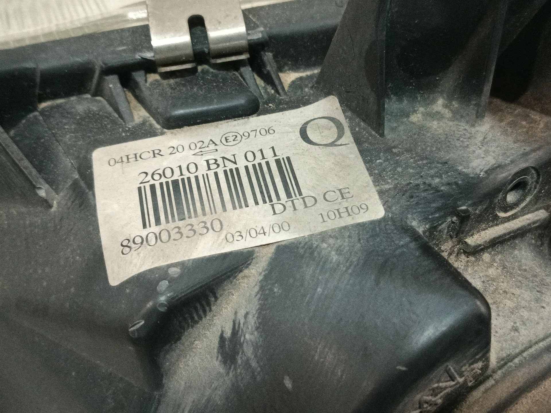 Faro Derecho para Nissan Almera Ii Hatchback (N16)