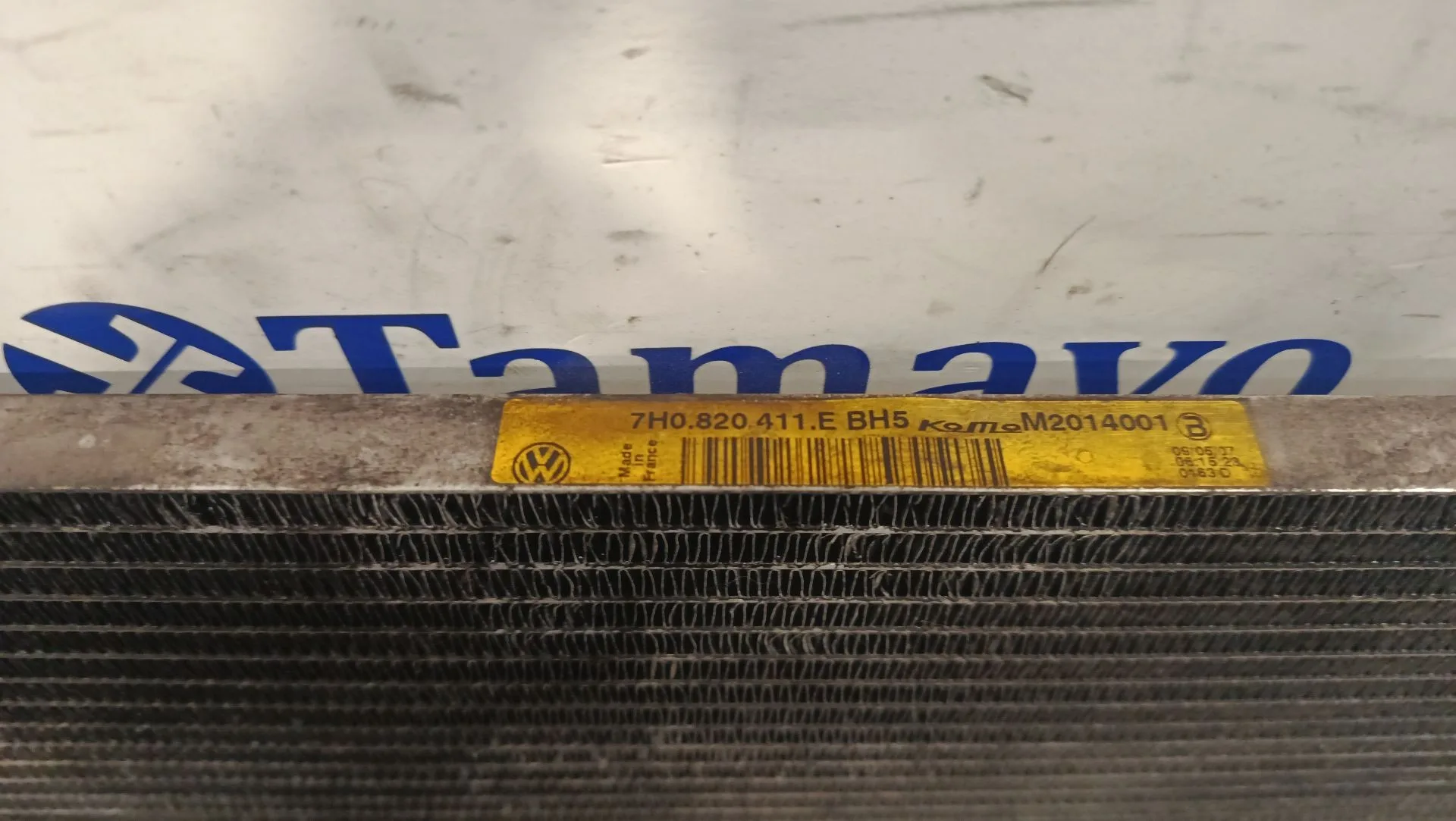 Condensador / Radiador Aire Acondicionado para Volkswagen Transporter T5 Furgoneta (7Ha, 7Hh, 7Ea, 7Eh)