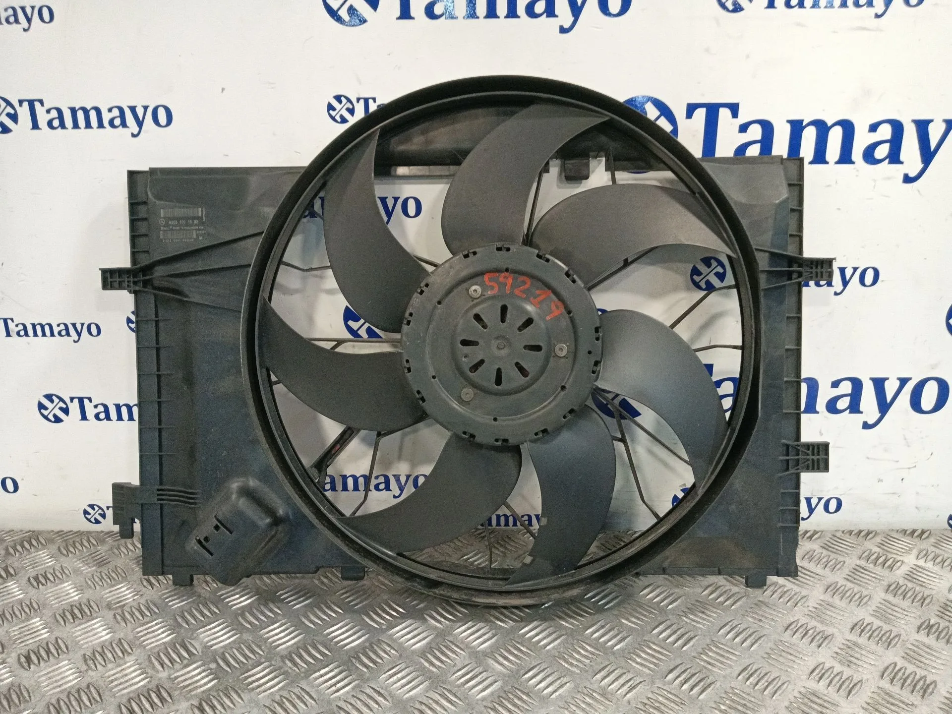 Electroventilador para Mercedes-Benz Clase C (W203)