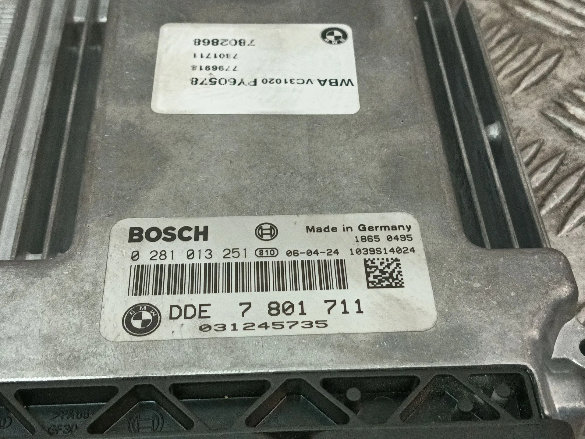 Centralita Motor Uce para Bmw 3 (E90)