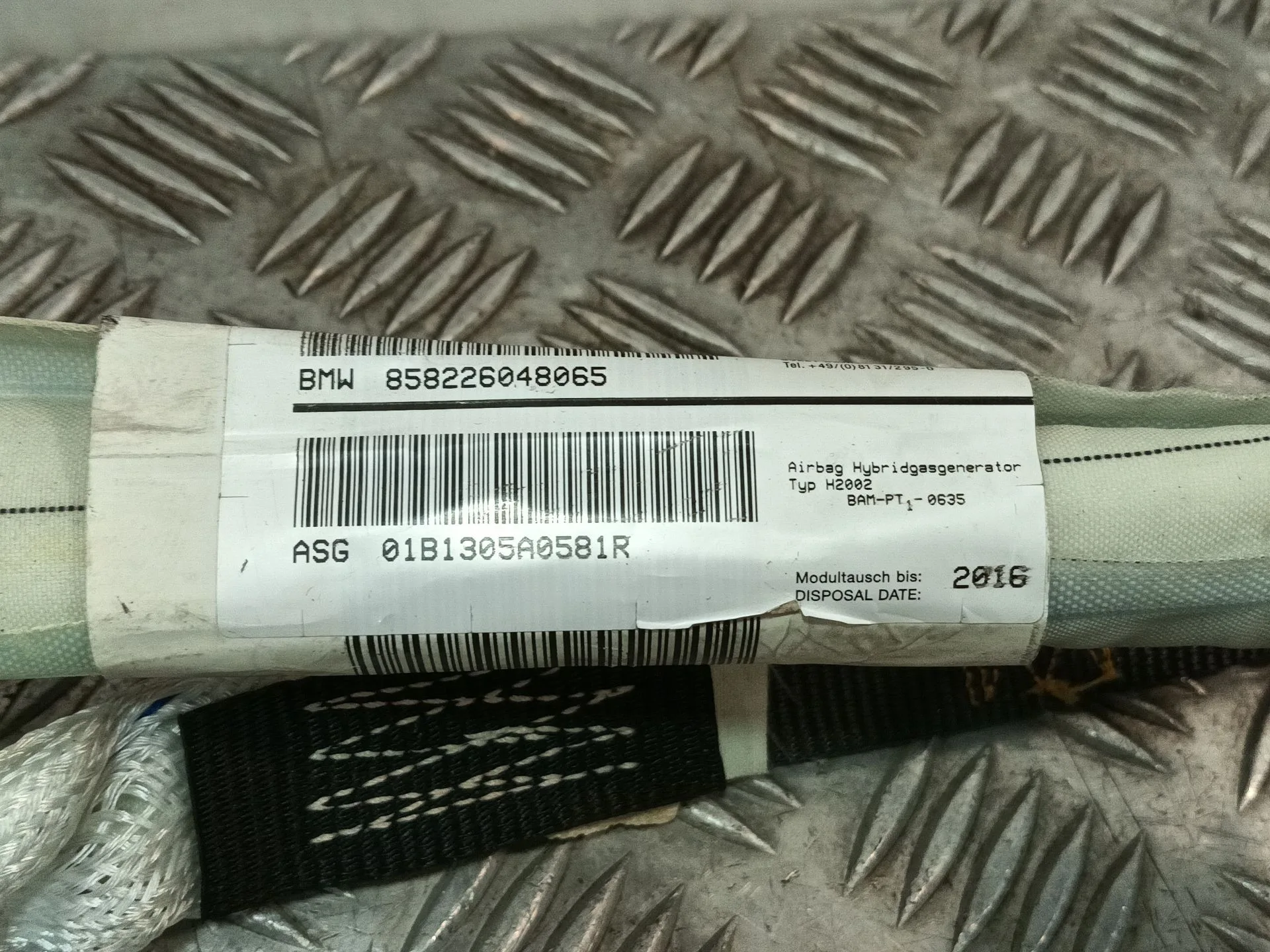 Airbag Cortina Delantero Derecho para Bmw Serie 3 Coupe (E46)