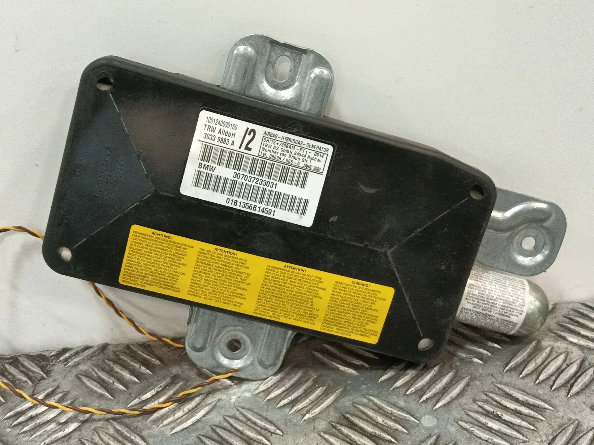 Airbag Lateral Izquierdo para Bmw Serie 3 Coupe (E46)