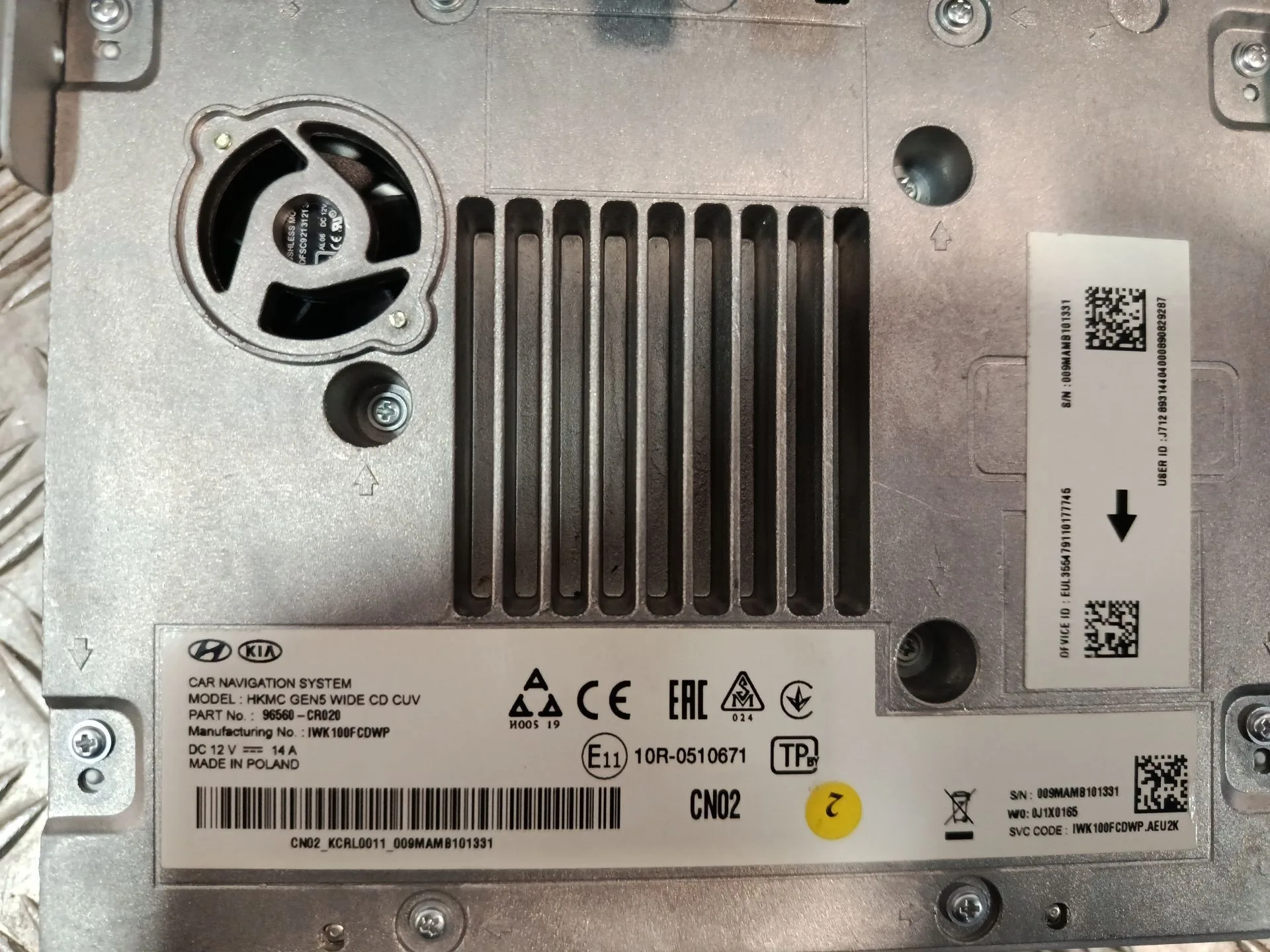 Pantalla / Mando Multifuncion para Kia Xceed (Cd)