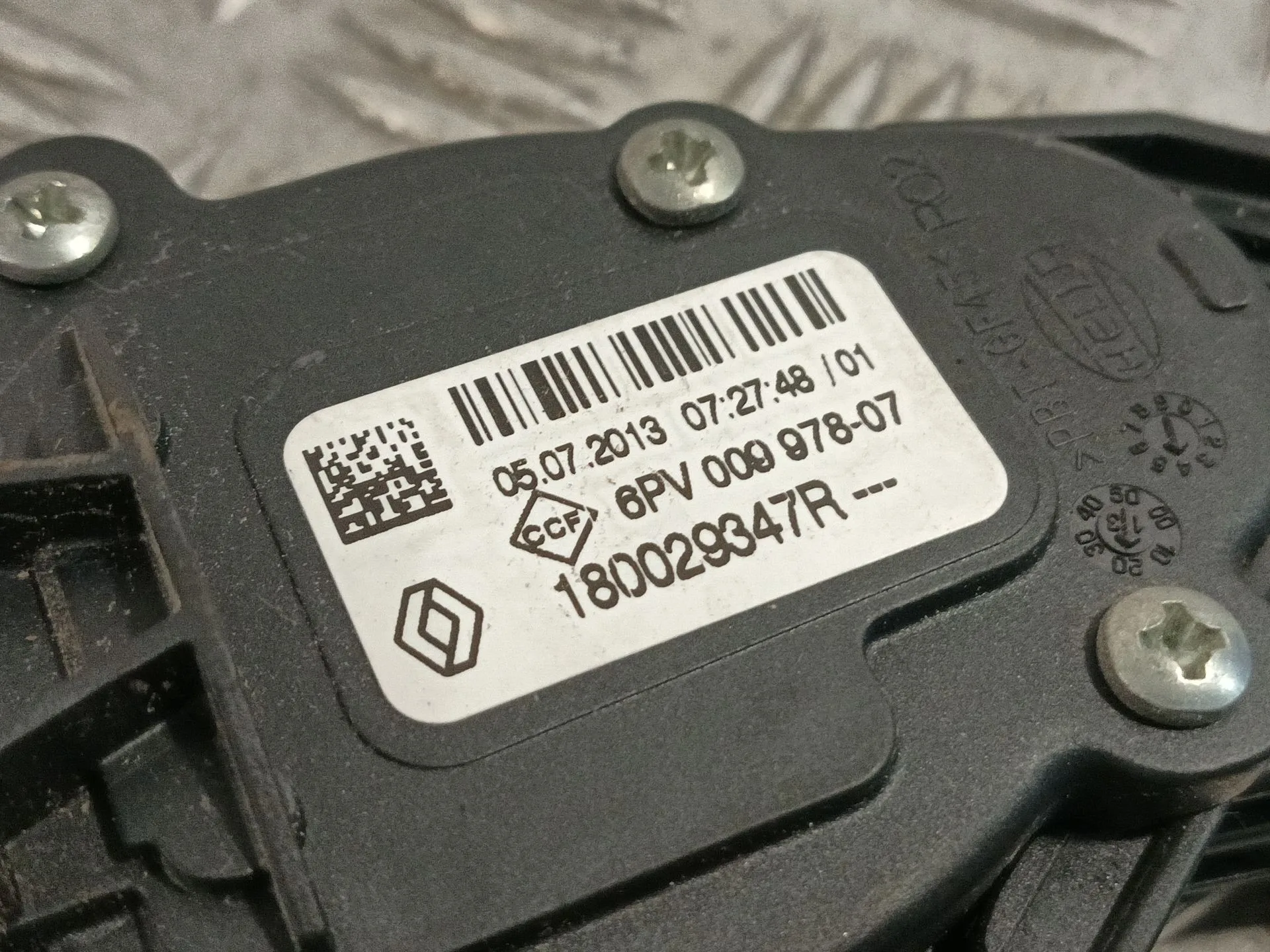 Pedal Acelerador para Renault Clio Iv