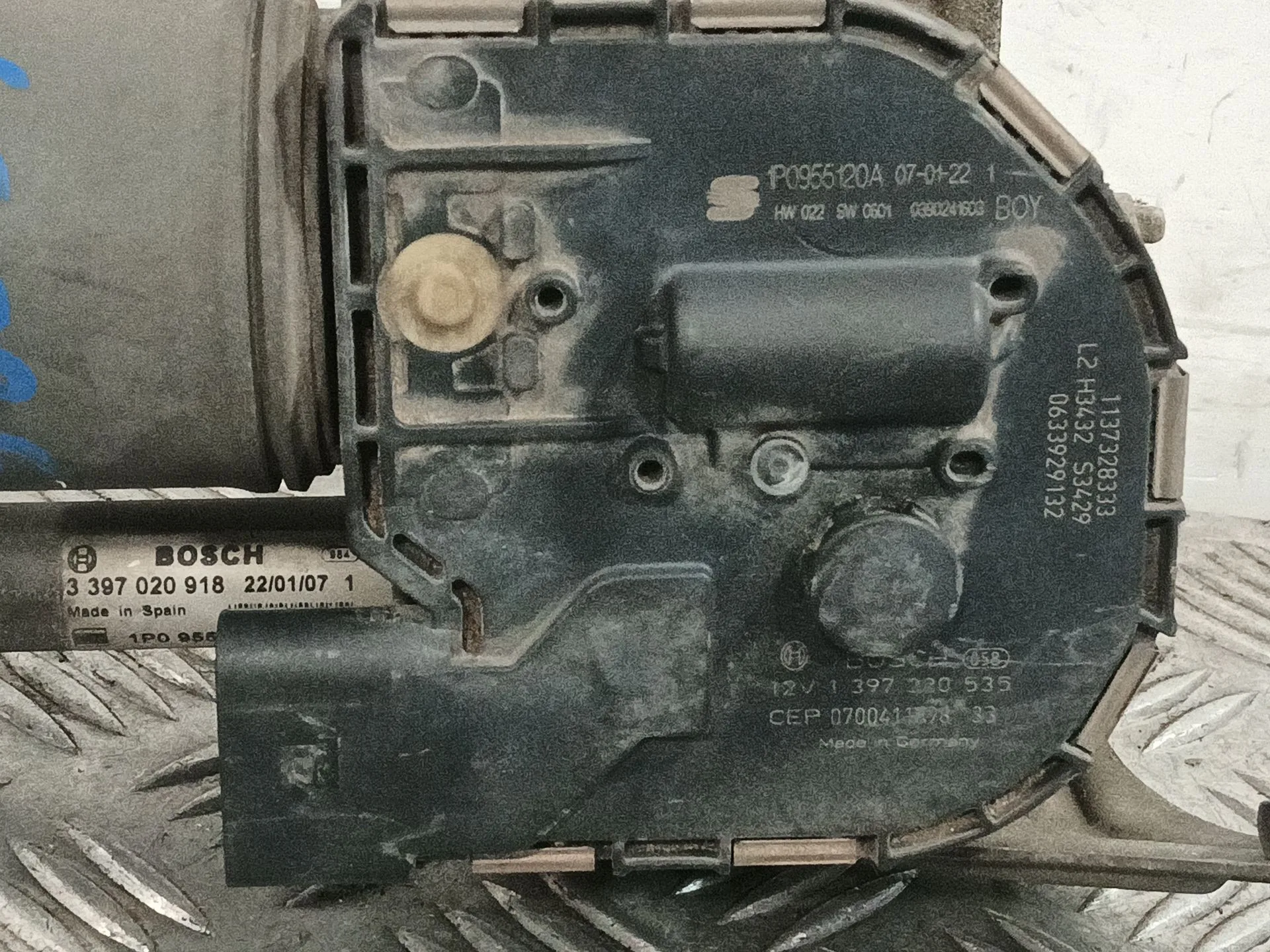 Motor Limpia Delantero para Seat Leon (1P1)