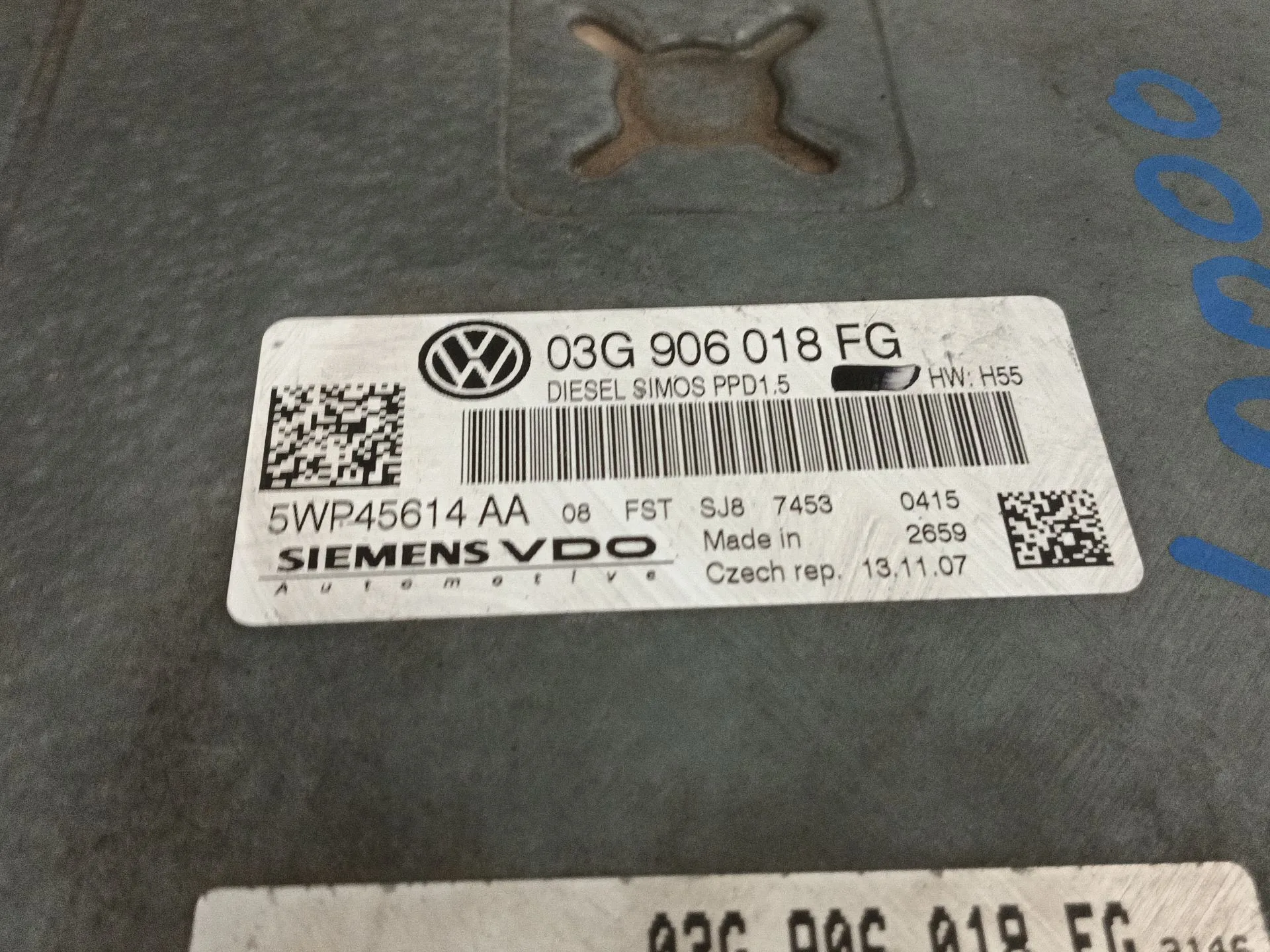 Centralita Motor Uce para Volkswagen Passat B6 Variant (3C5)
