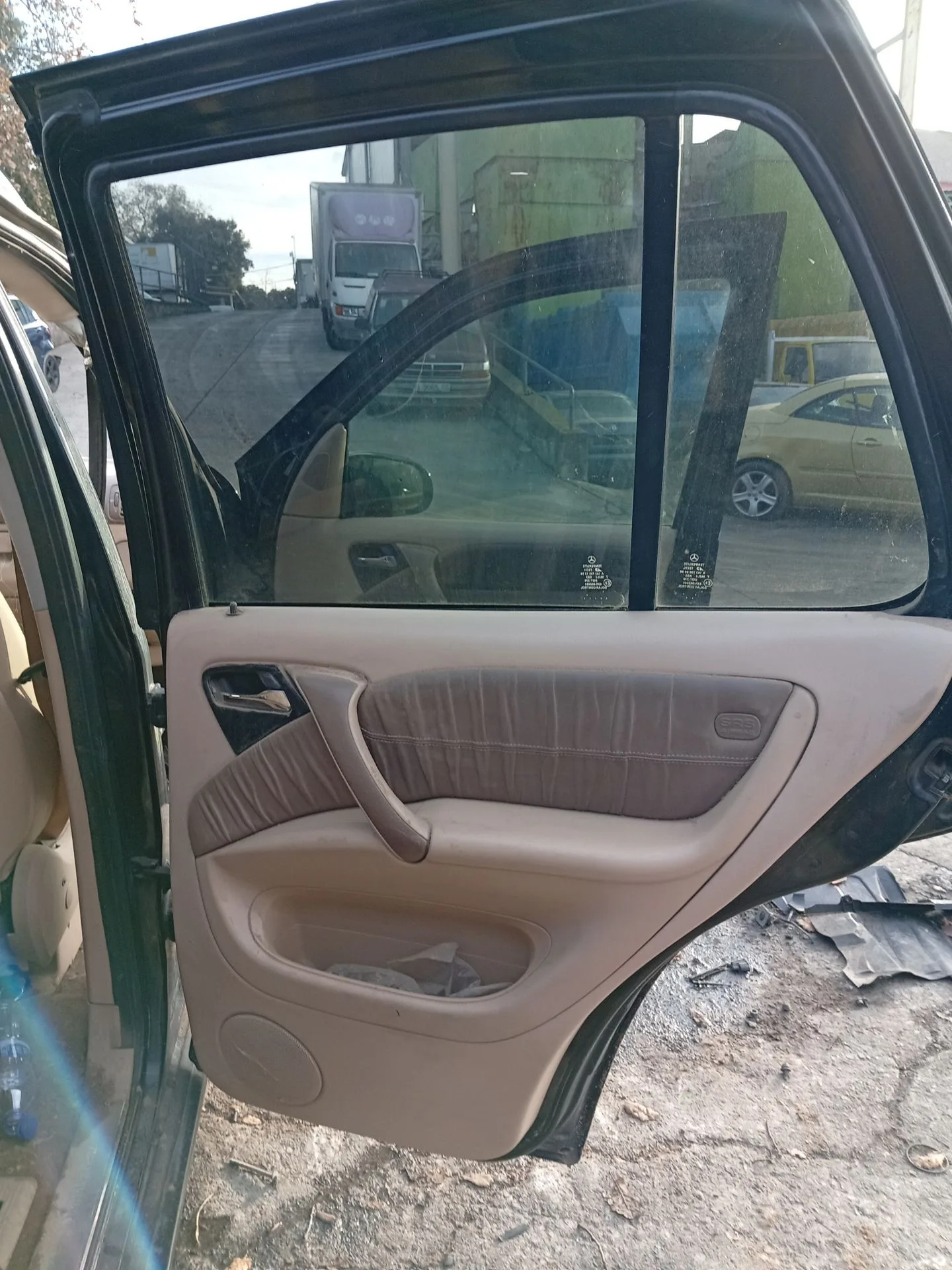Elevalunas Trasero Derecho para Mercedes-Benz Clase M (W163)