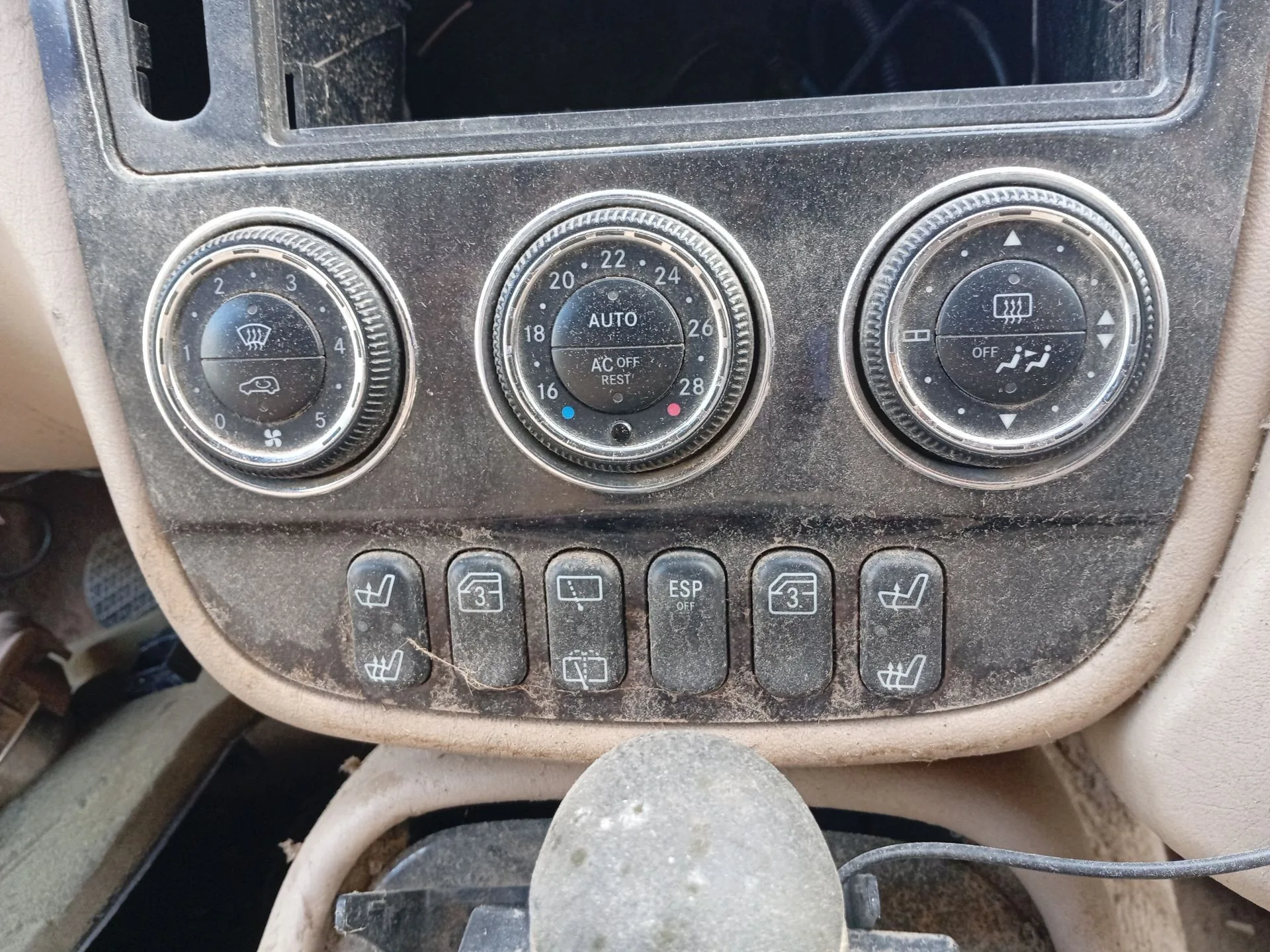 Mando Calefaccion / Aire Acondicionado para Mercedes-Benz Clase M (W163)