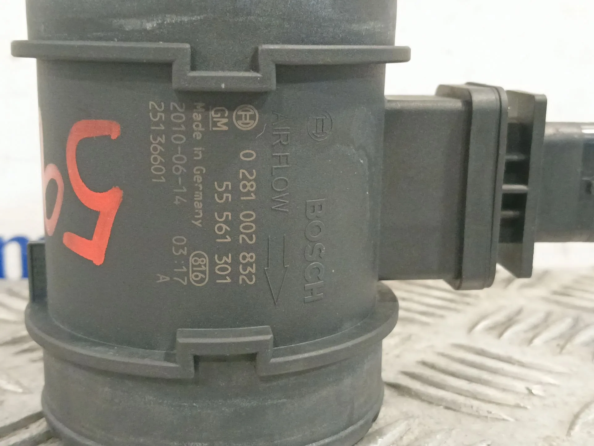 Caudalimetro para Opel Astra H Gtc (A04)
