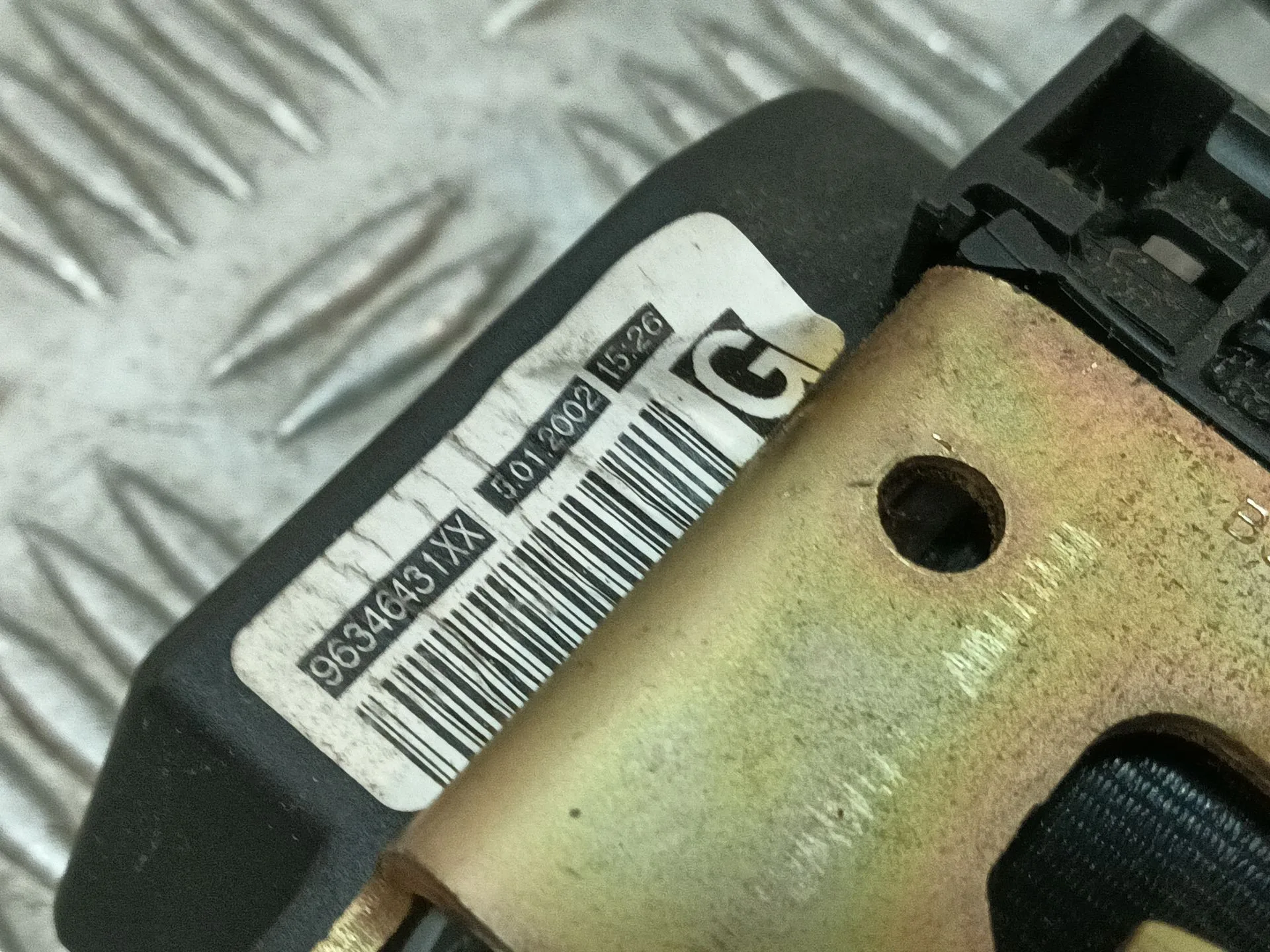 Cinturon Seguridad Delantero Izquierdo para Peugeot 307 (3A/C)