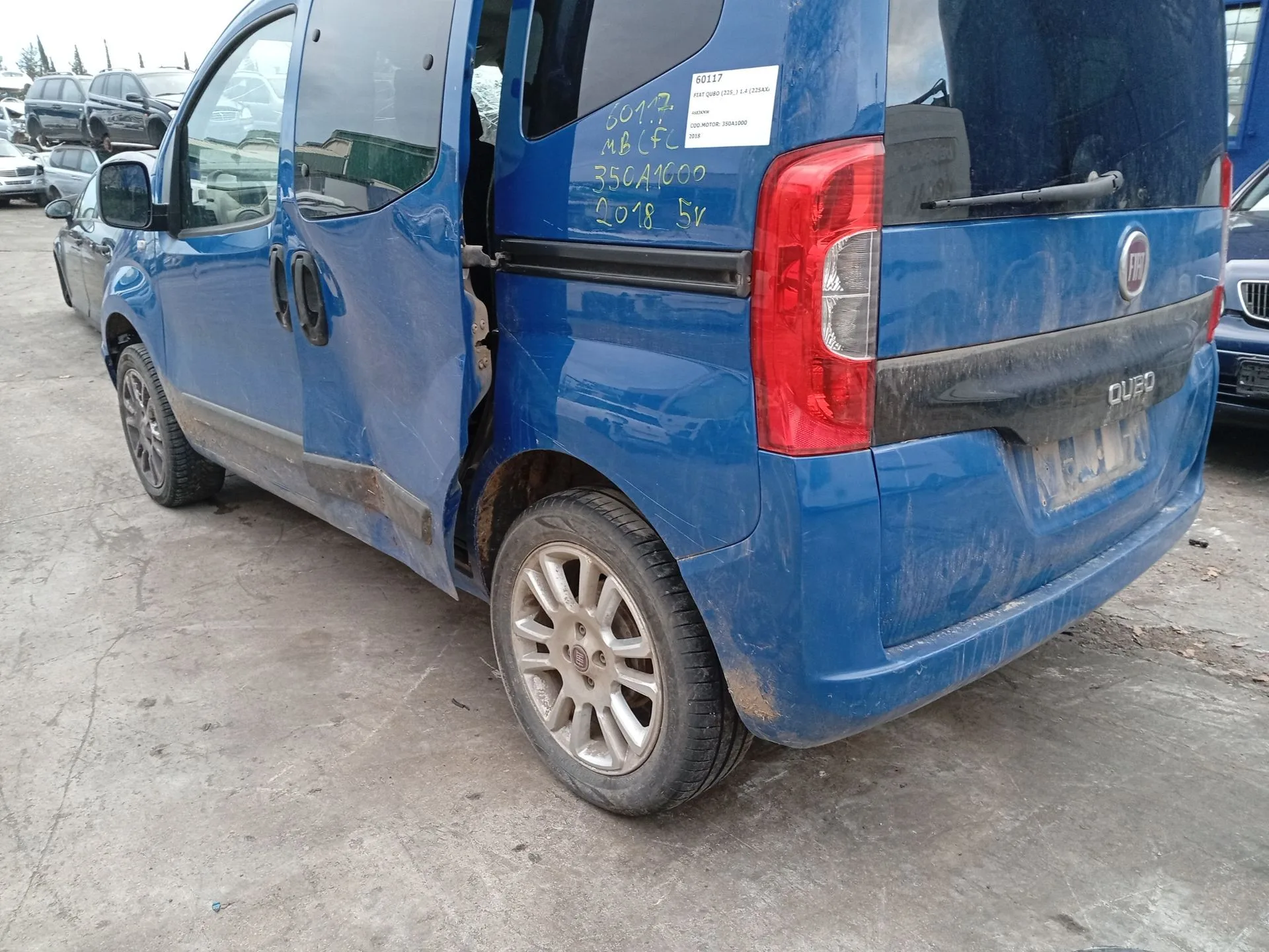 Amortiguador Trasero Izquierdo para Fiat Qubo (225_)