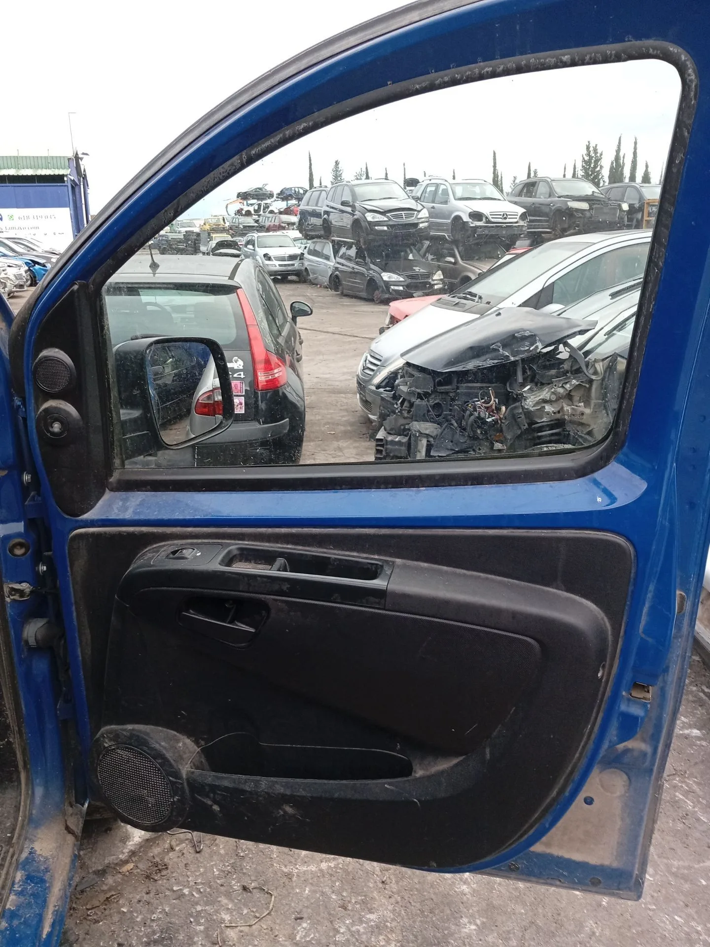 Elevalunas Delantero Derecho para Fiat Qubo (225_)