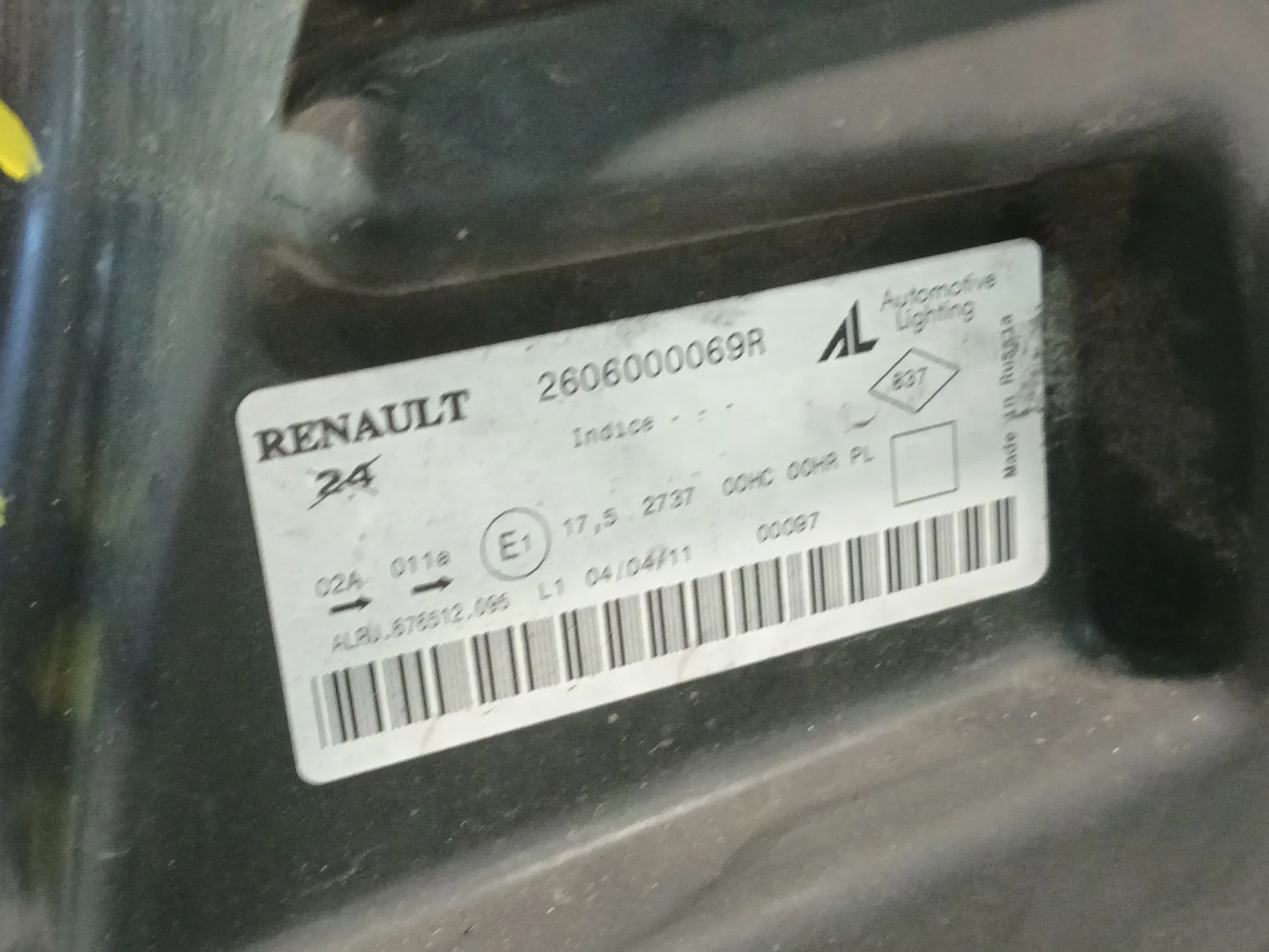 Faro Izquierdo para Dacia Duster (Hs_)