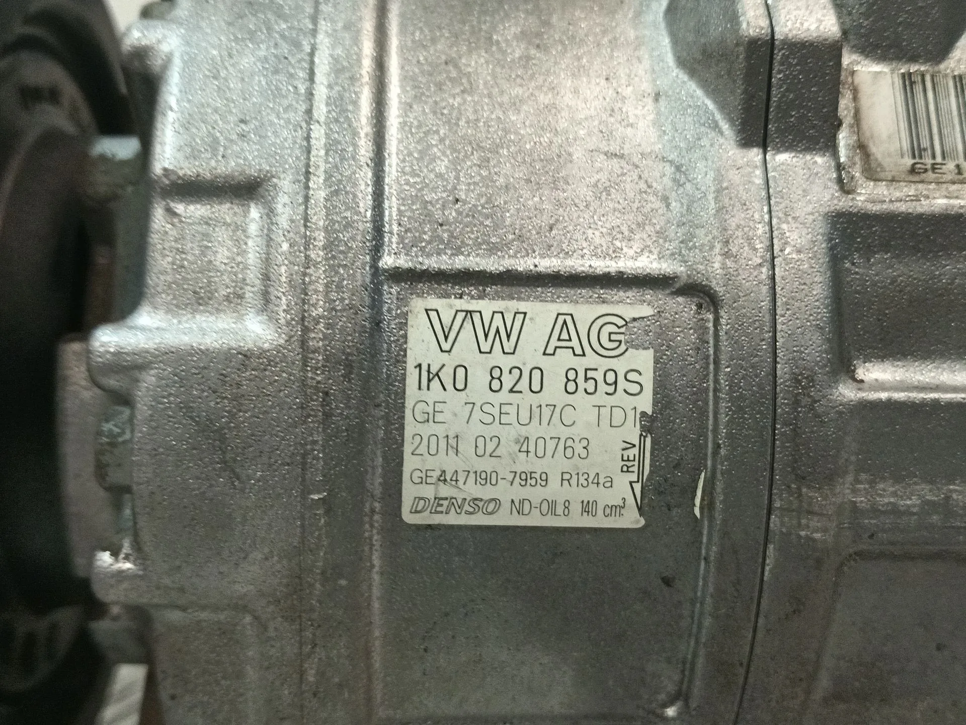 Compresor Aire Acondicionado para Skoda Yeti (5L)