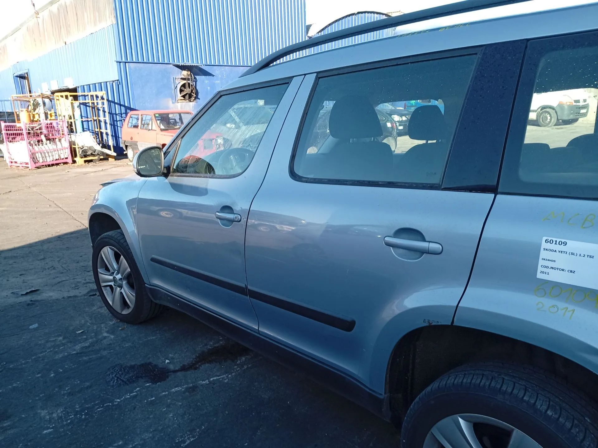 Puerta Trasera Izquierda para Skoda Yeti (5L)