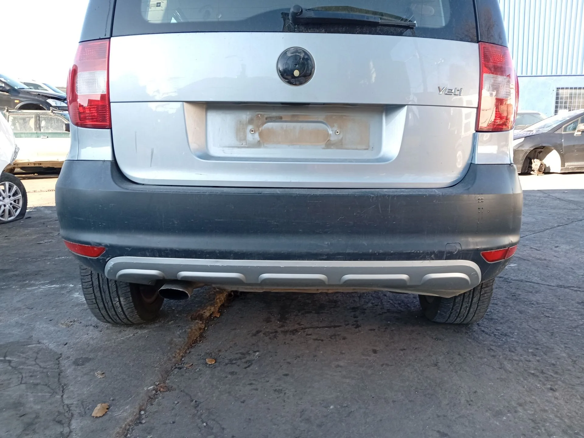 Refuerzo Paragolpes Trasero para Skoda Yeti (5L)