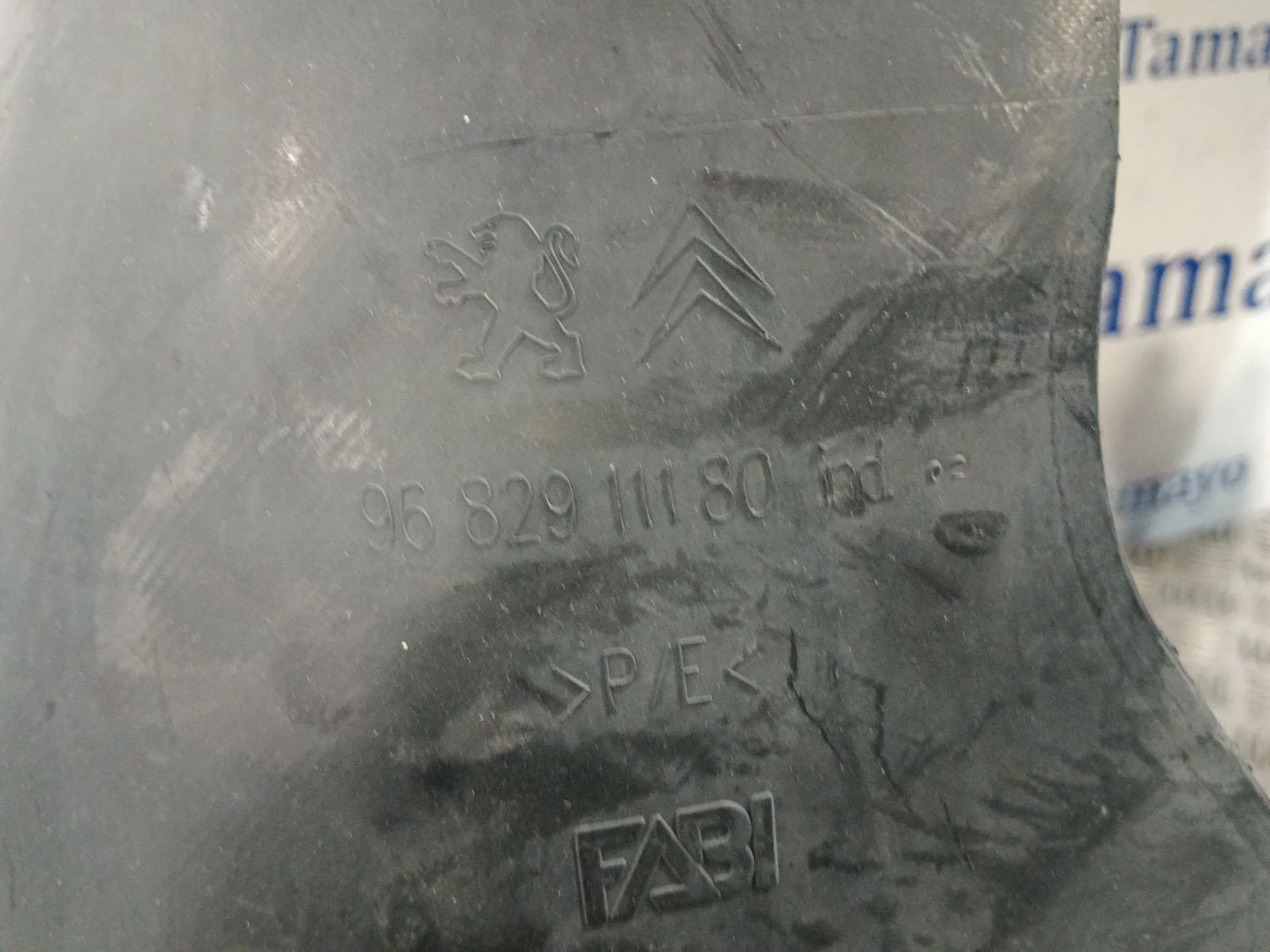 Plastico Paso Rueda Delantero Derecho para Peugeot 3008