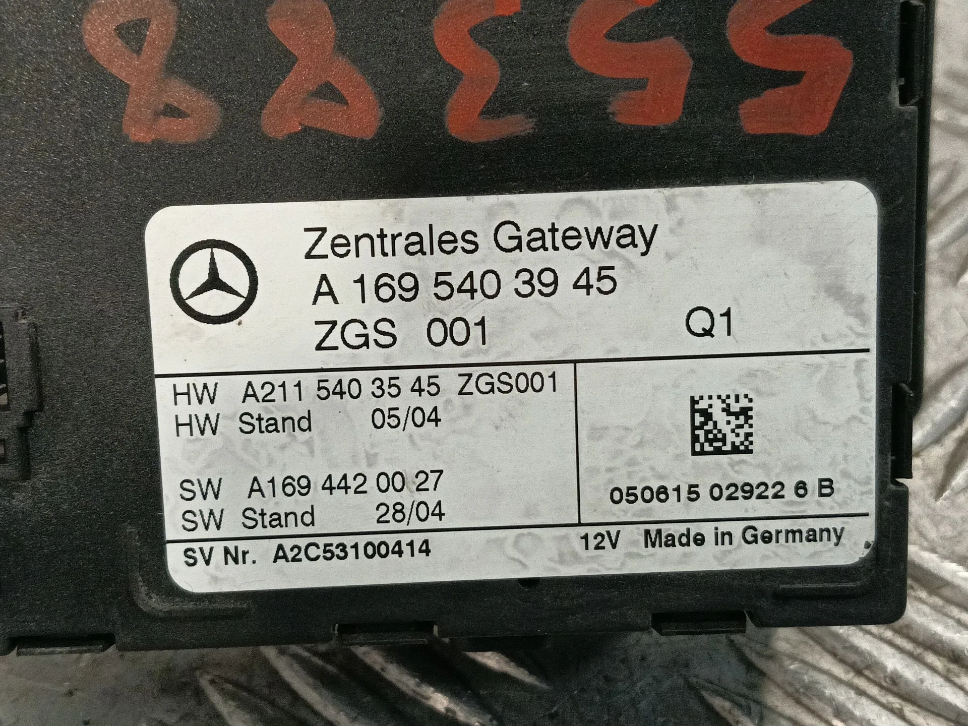 Modulo Electronico para Mercedes-Benz Clase B (W245)