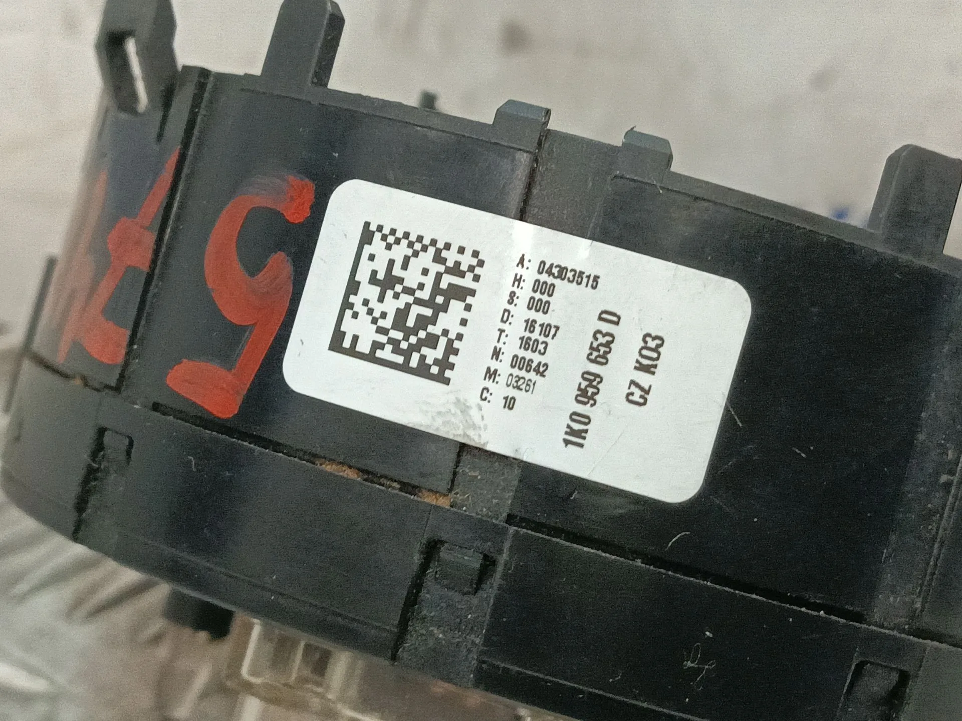 Anillo Airbag para Audi A3 Sportback (8P)