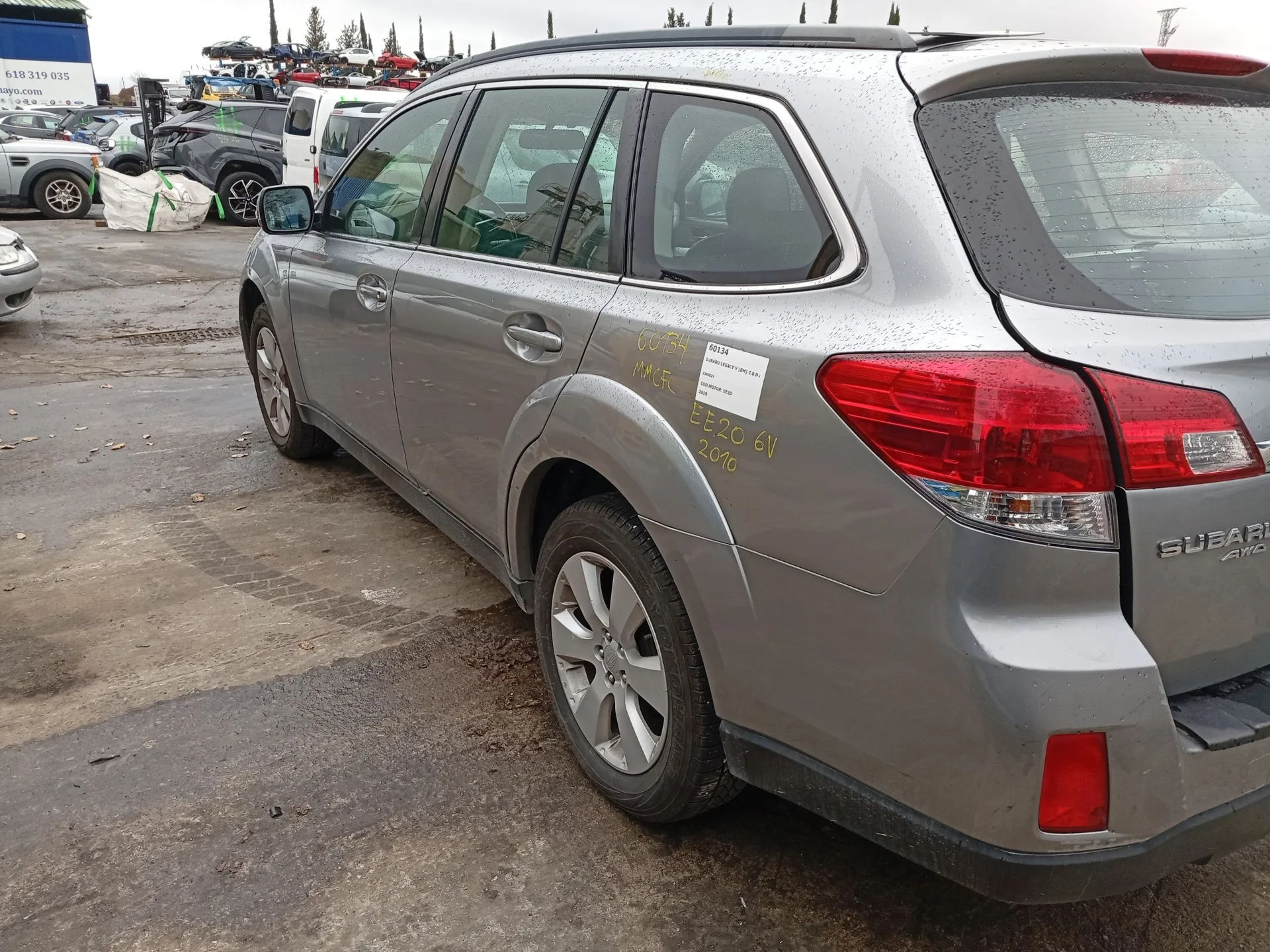 Amortiguador Trasero Izquierdo para Subaru Legacy V (Bm)