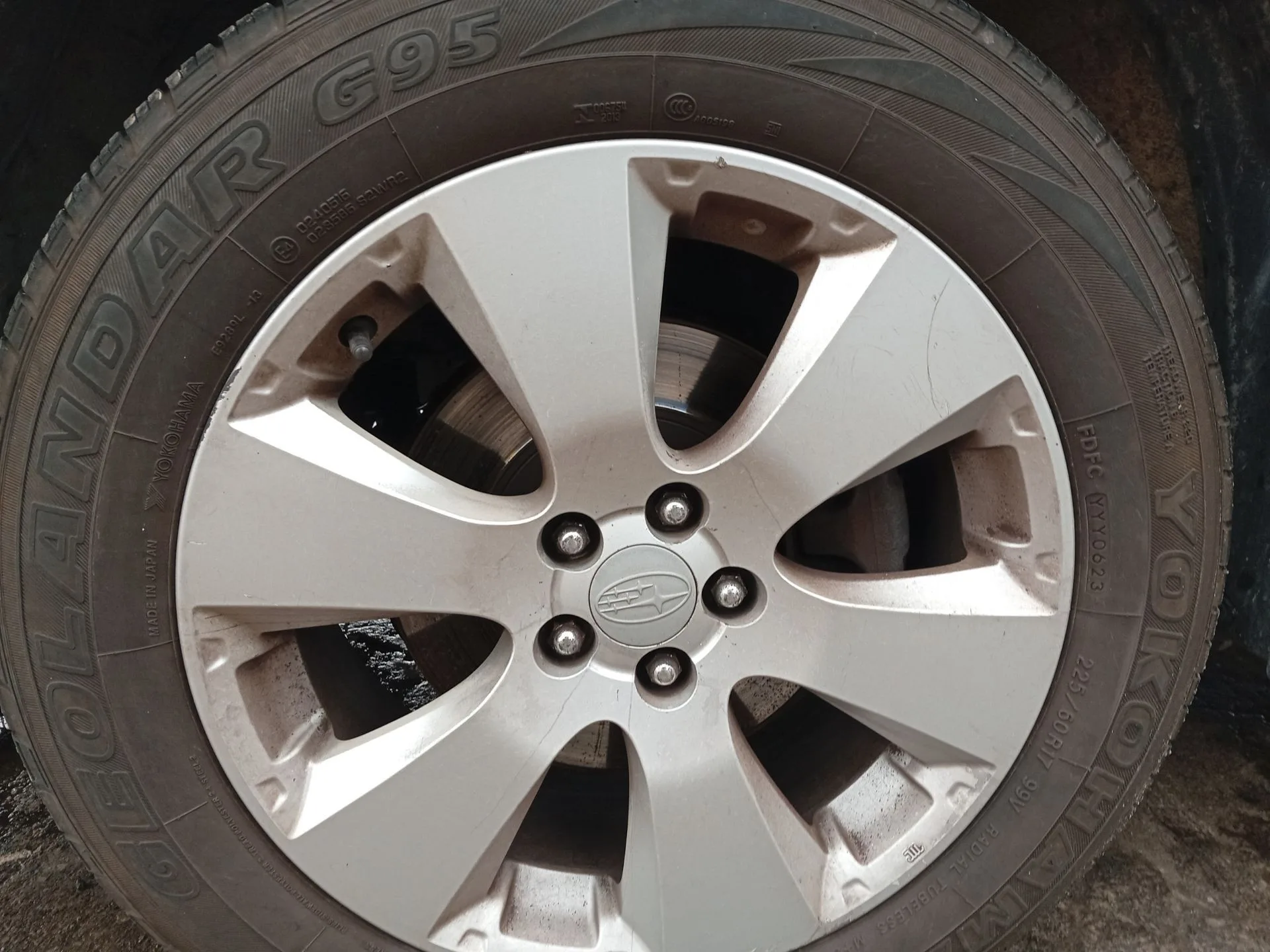 Pinza Freno Delantera Izquierda para Subaru Legacy V (Bm)