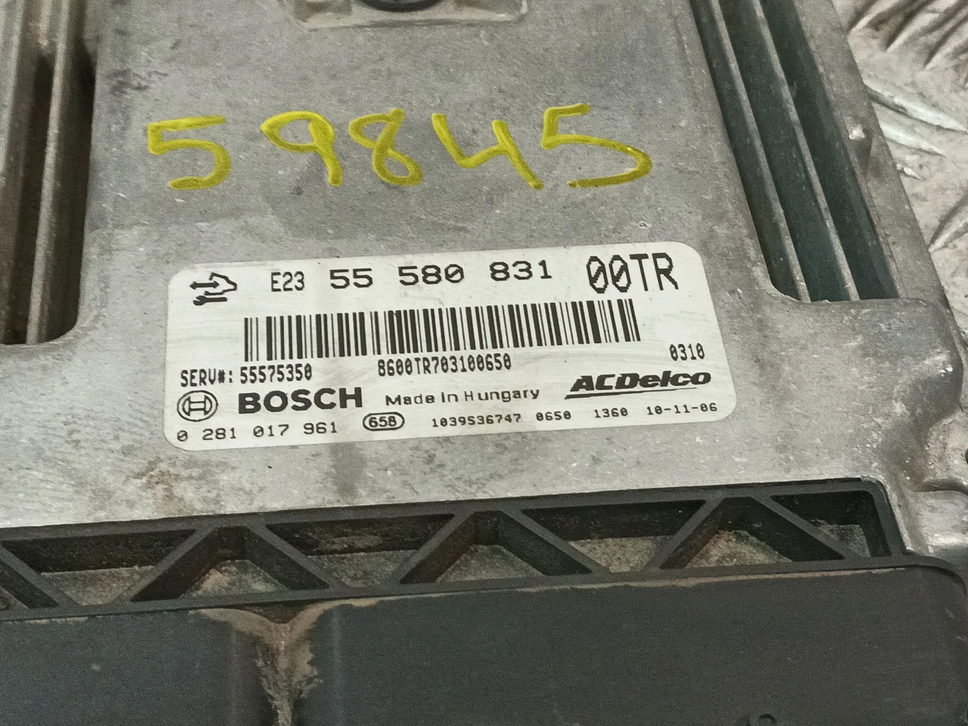 Centralita Motor Uce para Opel Corsa D (S07)