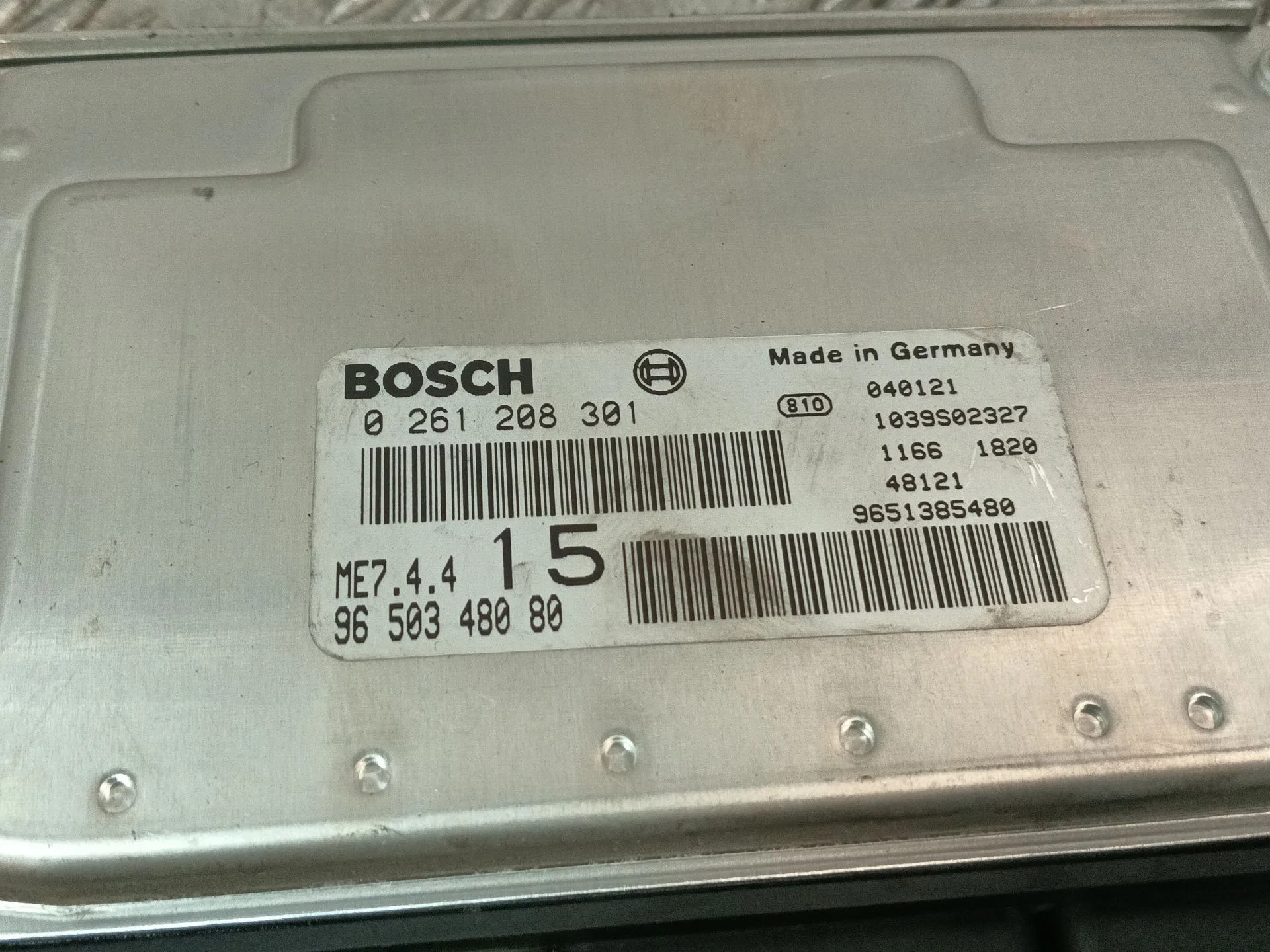 Centralita Motor Uce para Peugeot 307 Cc (3B)