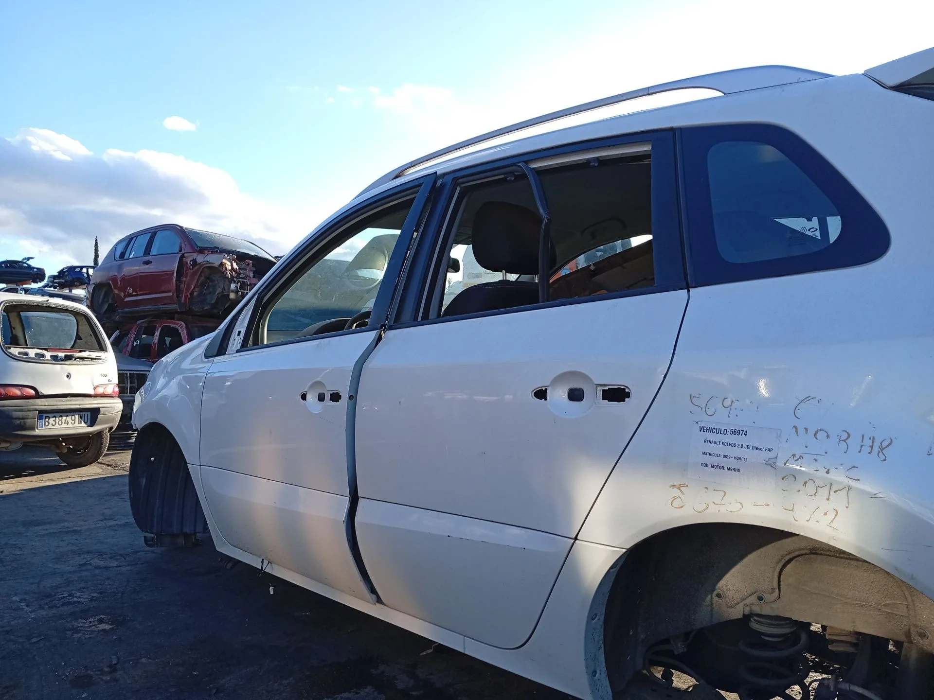 Puerta Trasera Izquierda para Renault Koleos