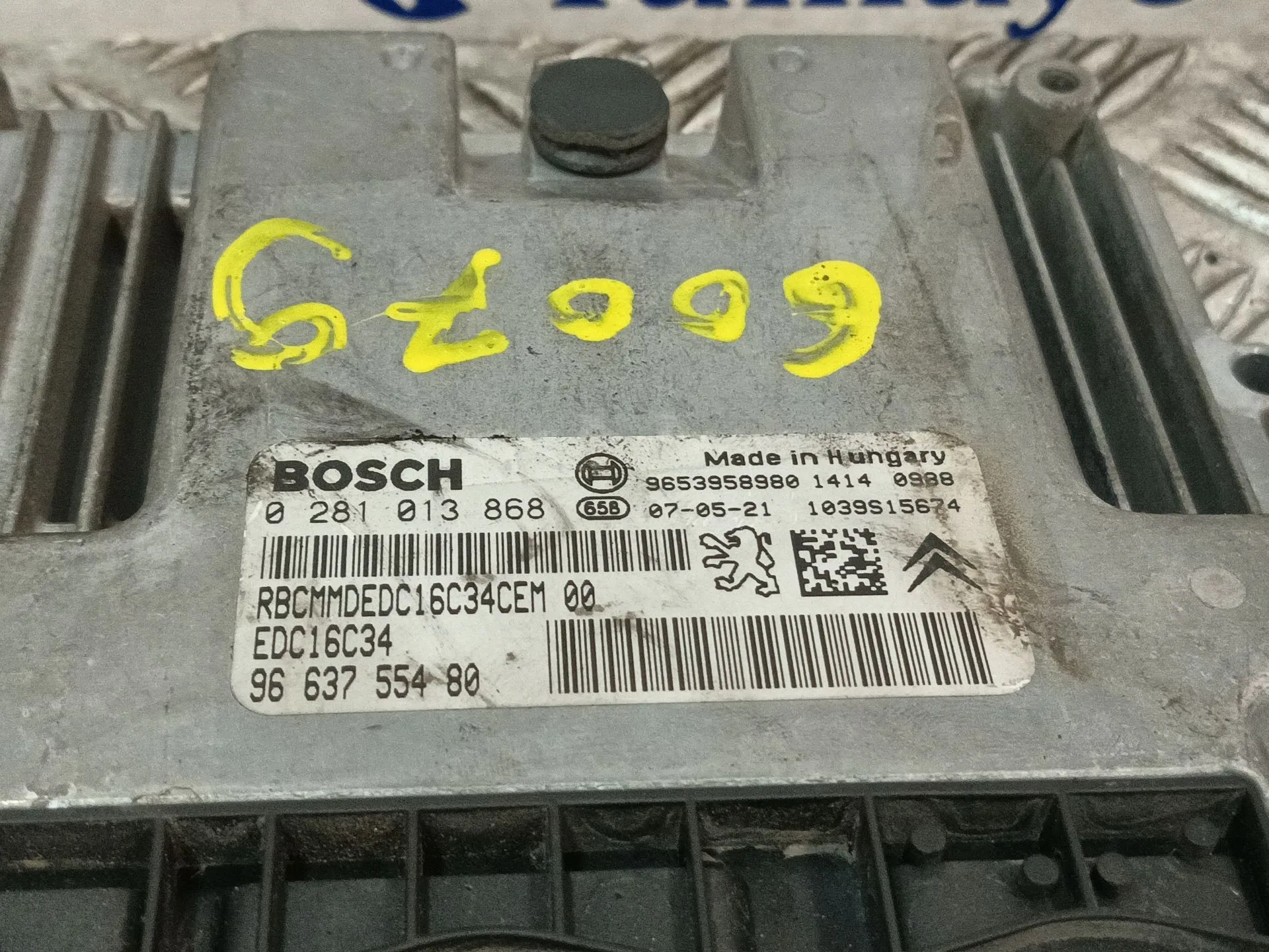 Centralita Motor Uce para Peugeot 207/207+ (Wa_, Wc_)