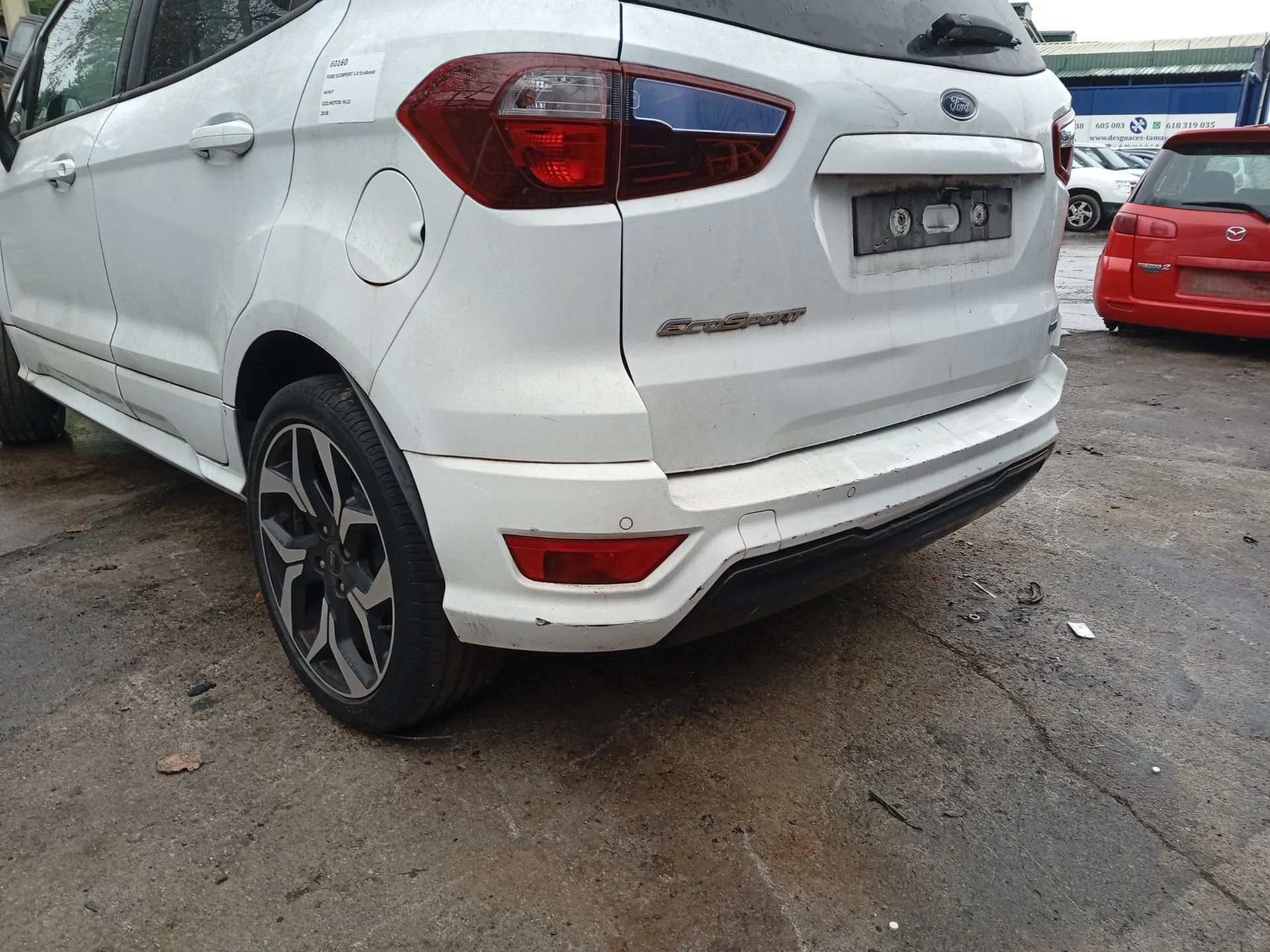 Paragolpes Trasero para Ford Ecosport
